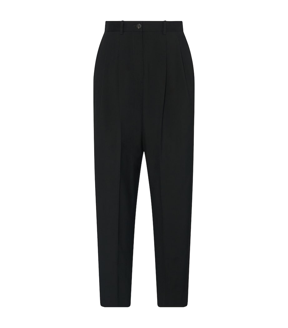 Treve Wool Tailored Trousers BLACK Image 1