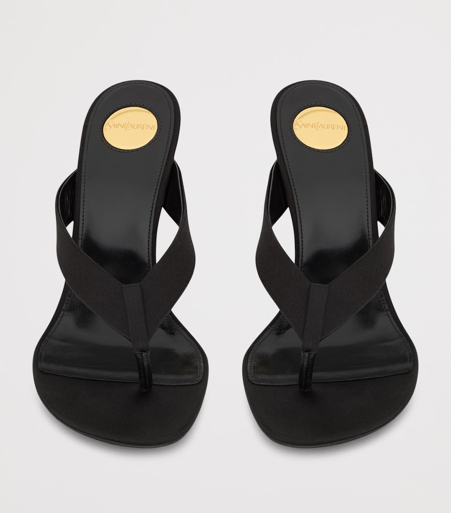 Satin Crepe Opyum Sandals 85 1000 Image 2