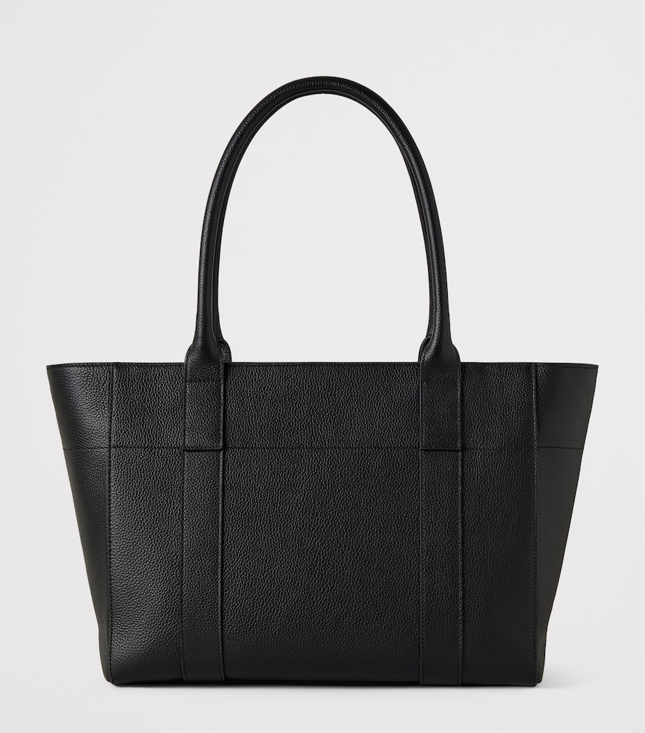 Leather Bayswater 9 to 5 Tote Bag BLACK Image 3