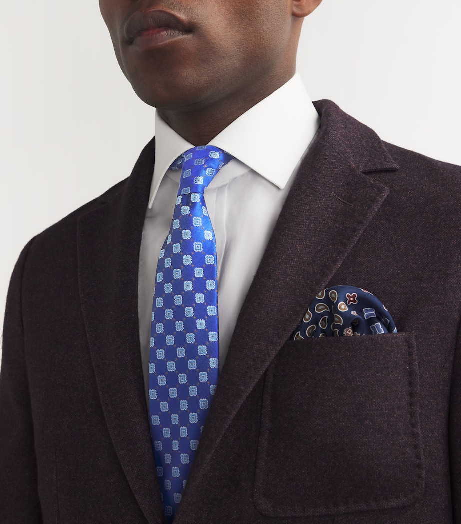 Canali Silk Jacquard Tie Image 3