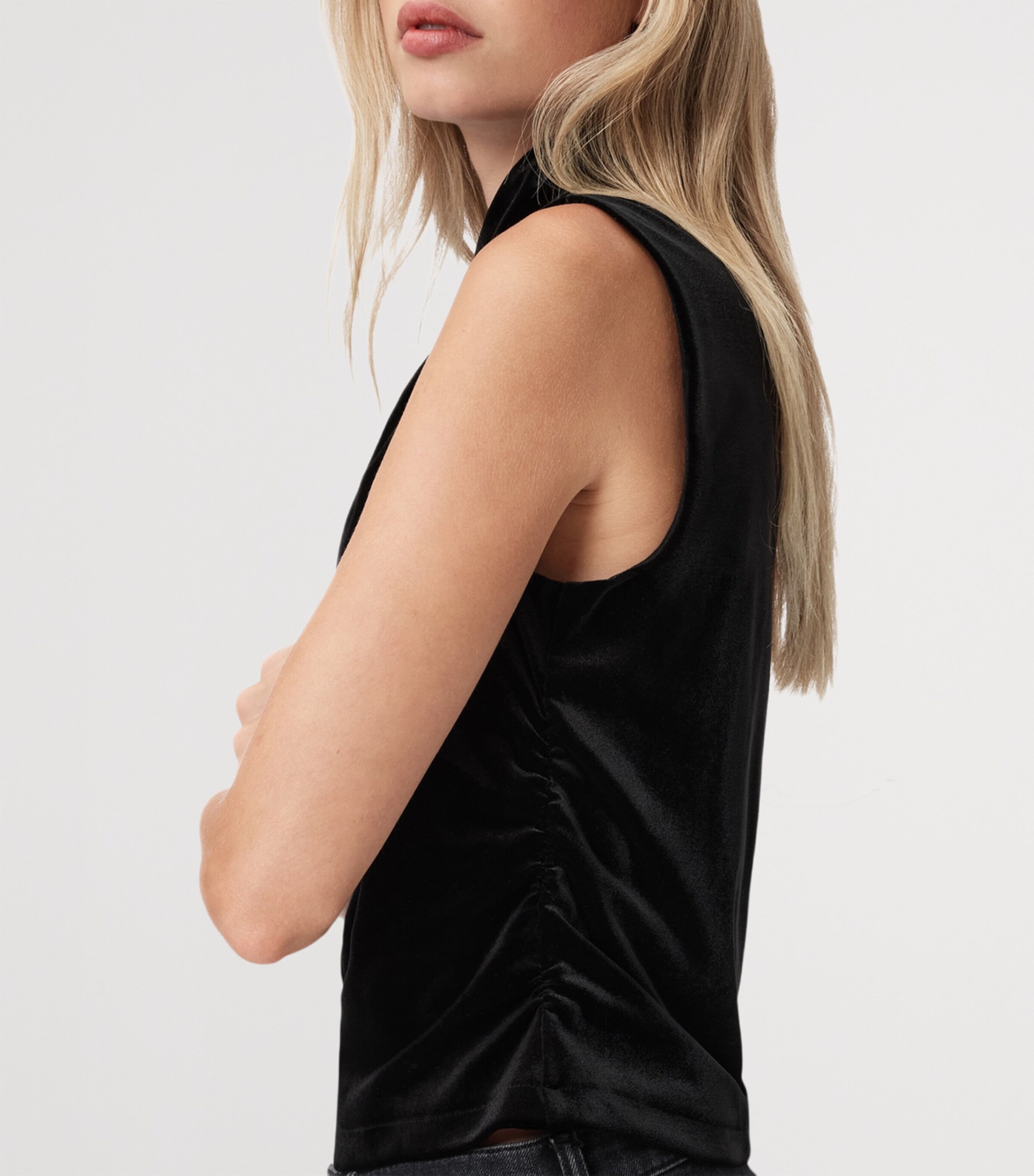 Velvet Tia Tank Top BLACK Image 8