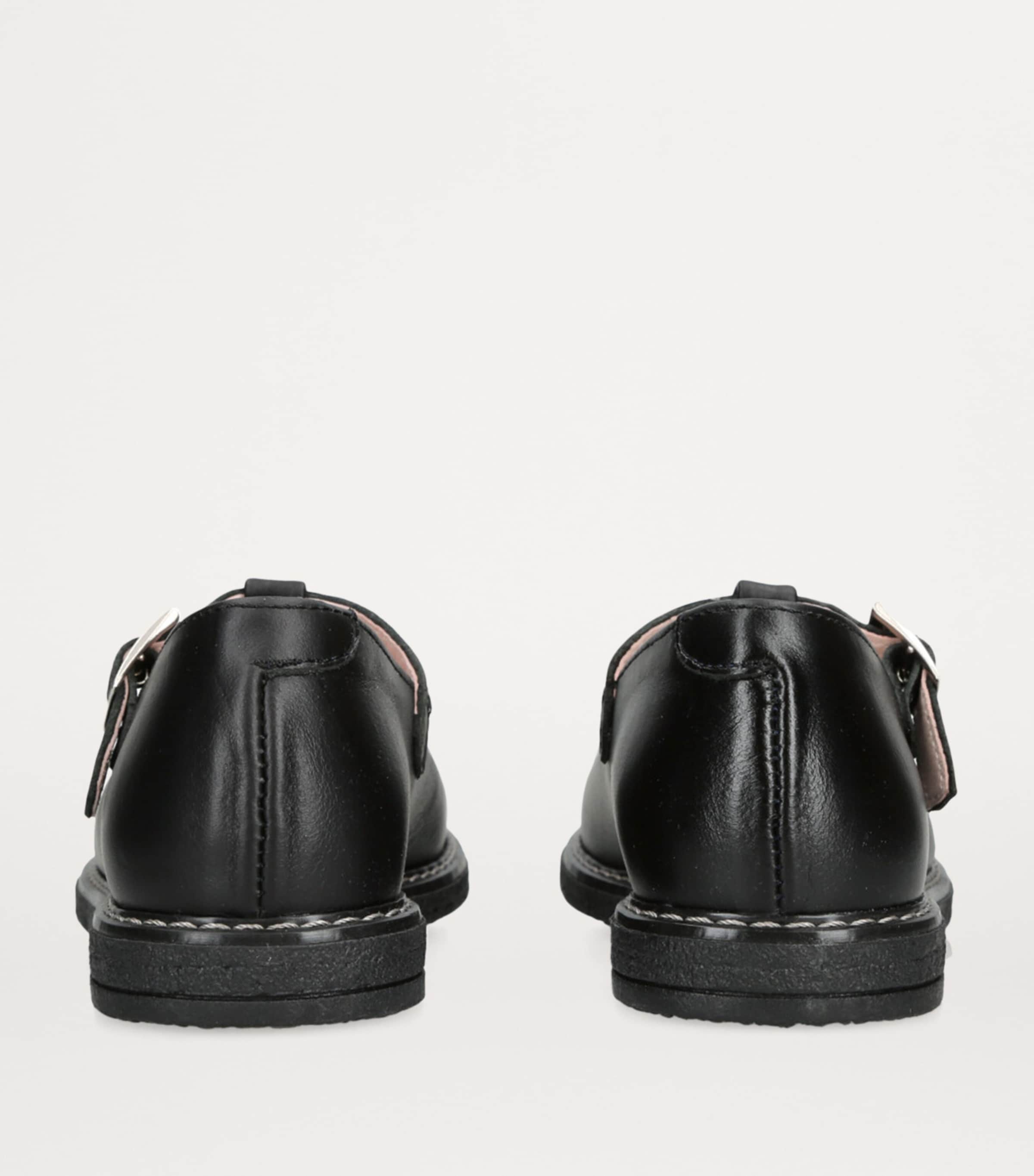 papouelli Leather Martha Shoes Black Image 2