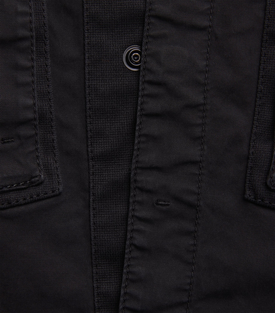 Stone Island Mens Stretch-Cotton Short-Sleeve Shirt Image 6