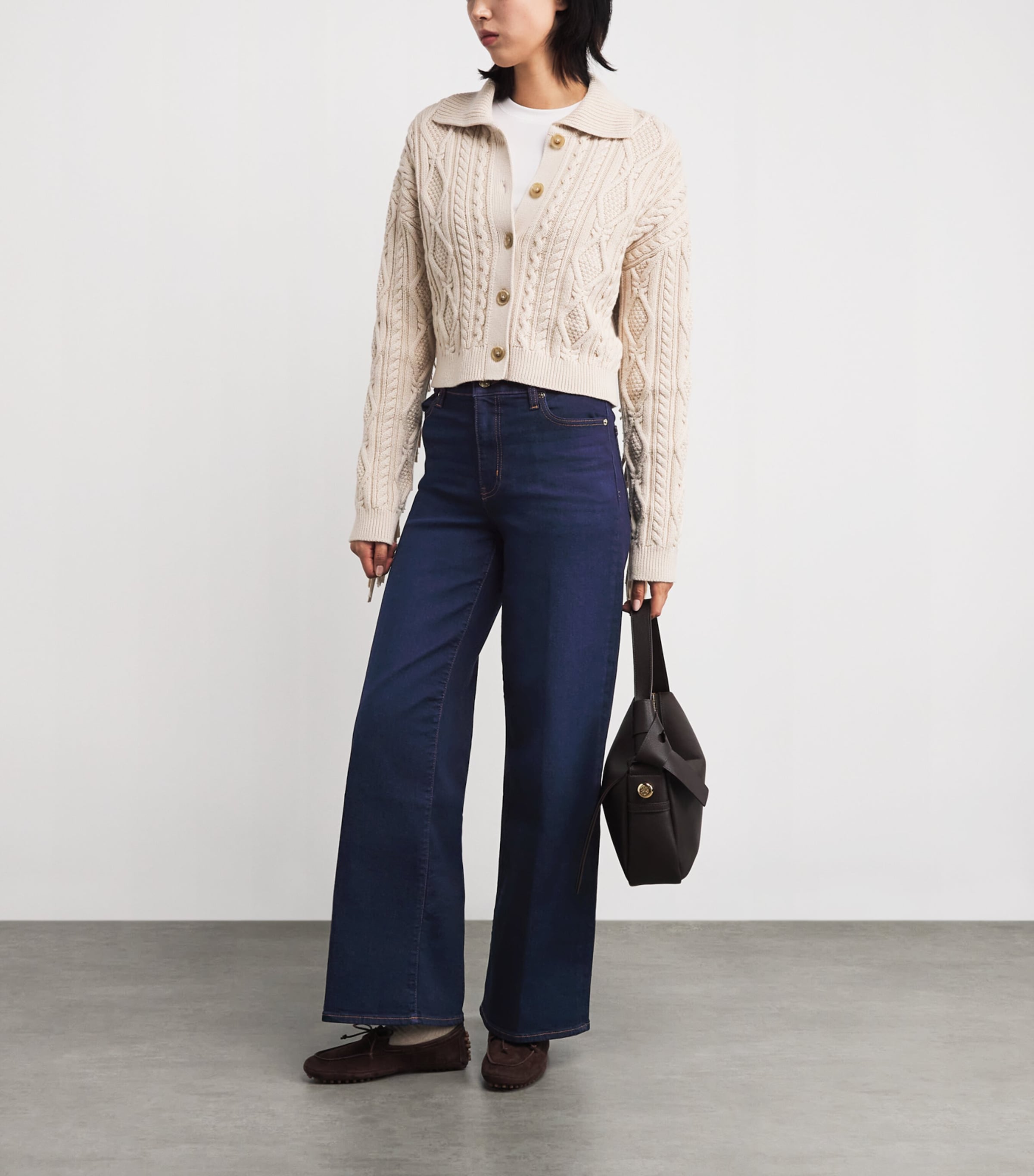 Le Slim Palazzo Wide-Leg Jeans FAIRWAY Image 2