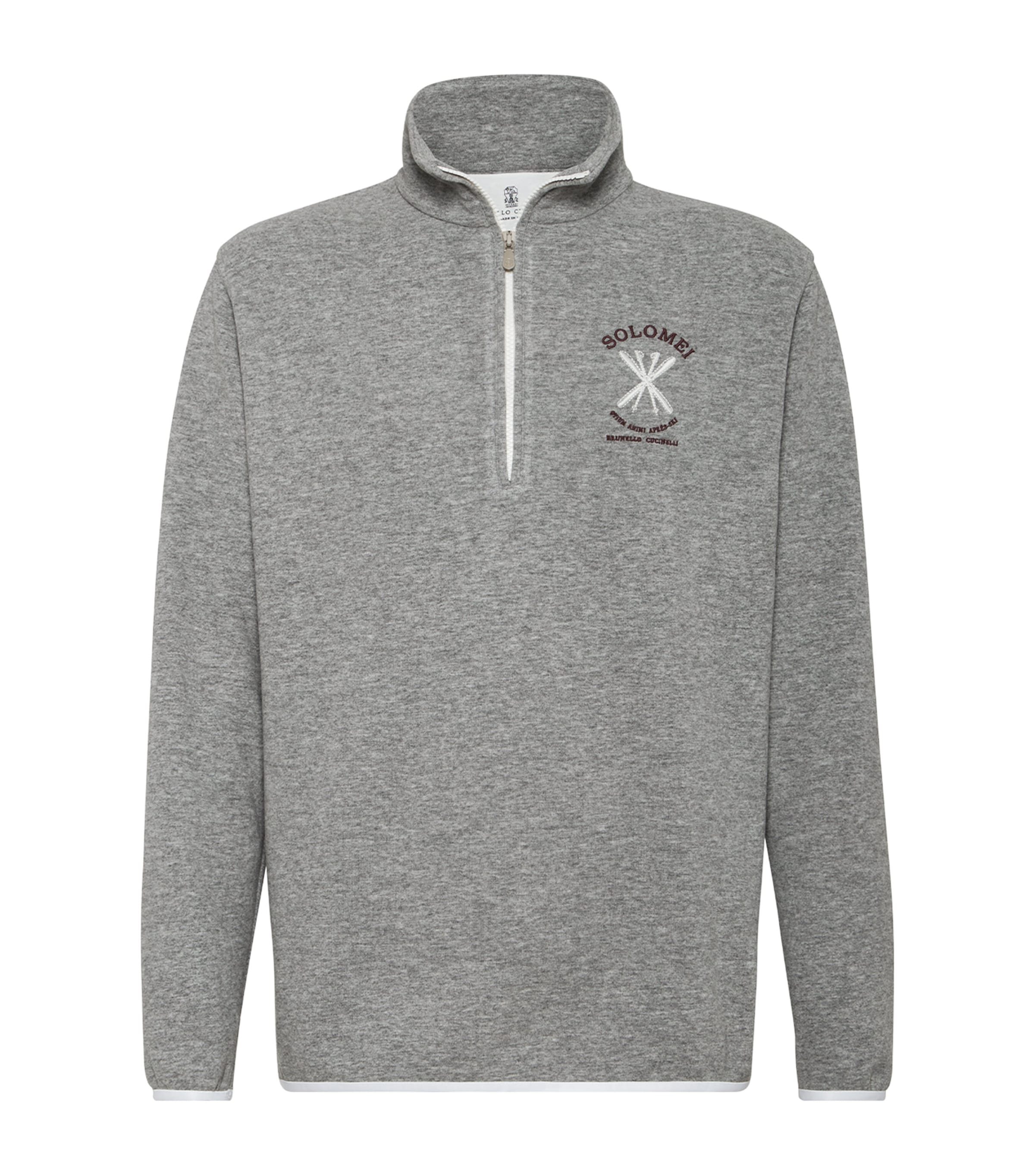 BRUNELLO CUCINELLI カシミヤ セーター グレー Brunello Cucinelli - Charcoal Gray Wool & Cashmere Sweater