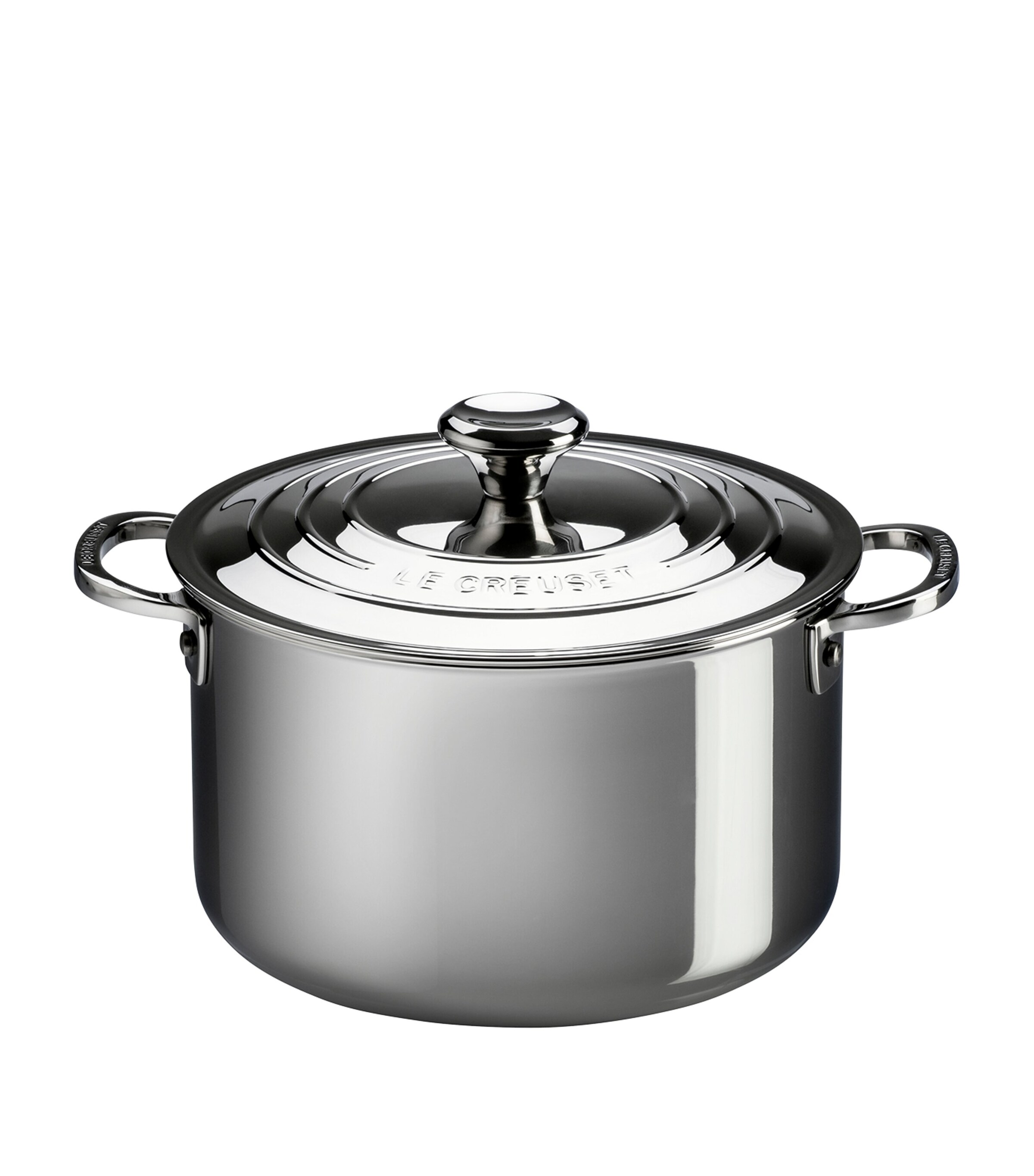Le Creuset 3-Ply Stainless Steel Signature Saucepans (Set of 6) Stainless Steel Image 4