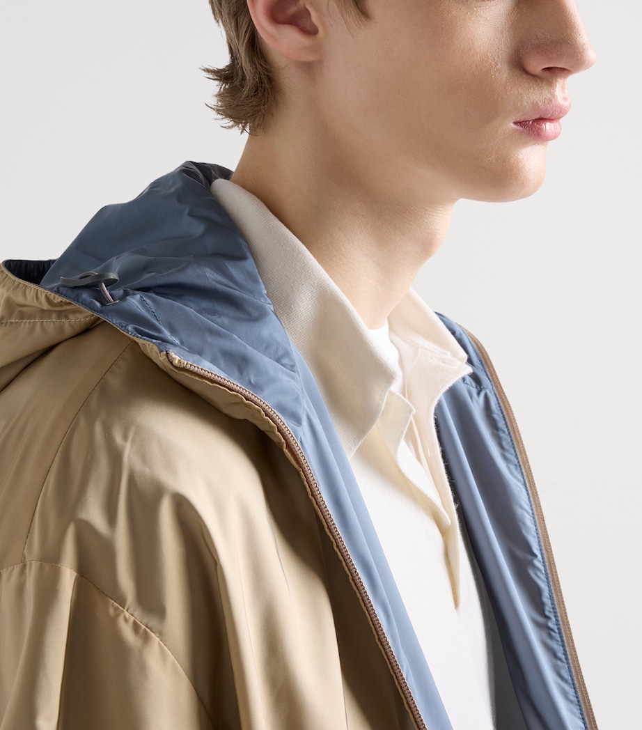 Prada Mens Re-Nylon Reversible Jacket Brown Image 3
