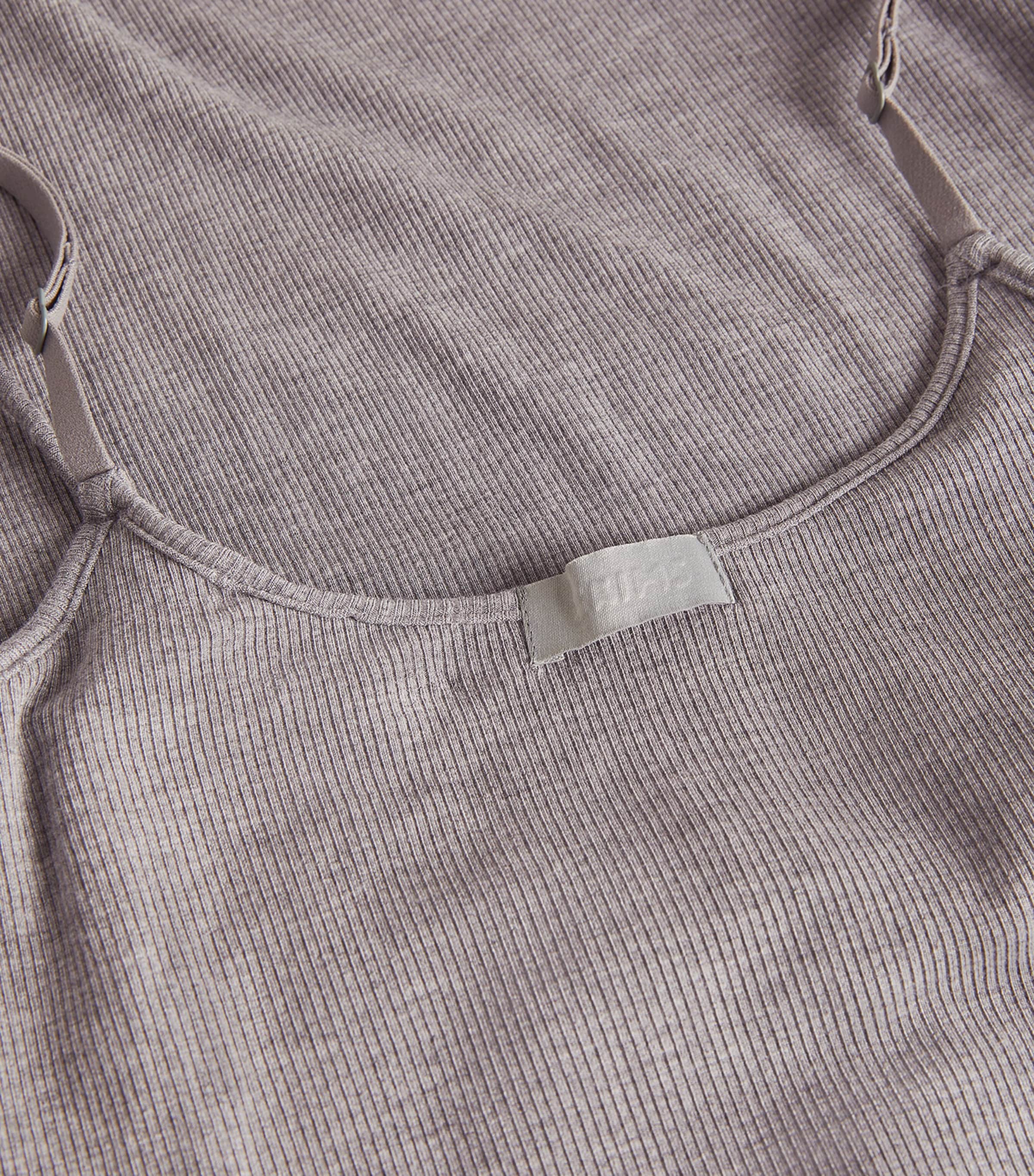 Soft Lounge Long Slip Dress HEATHER GREY Image 5