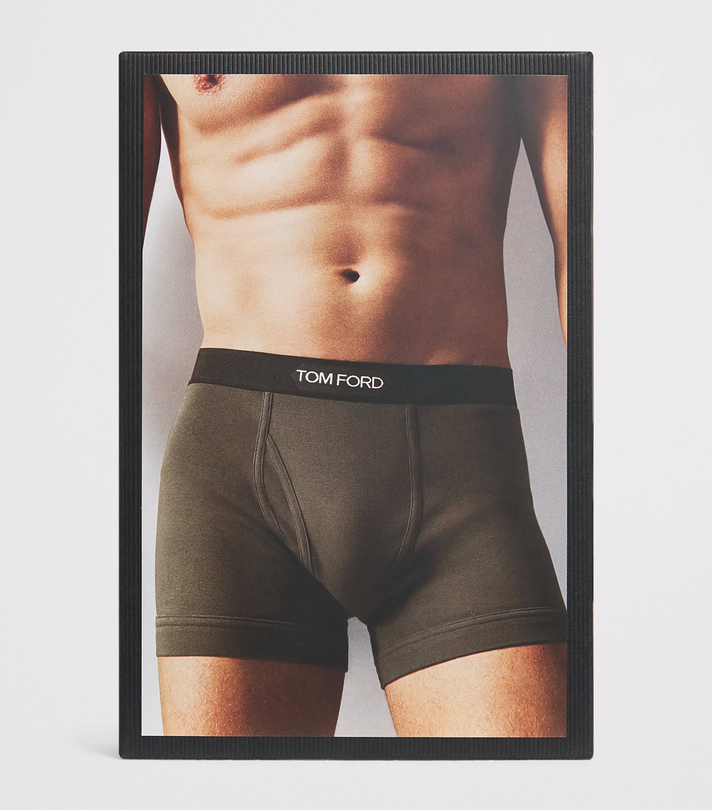 Stretch-Cotton Logo Boxers 206 NUDE 8 Image 4