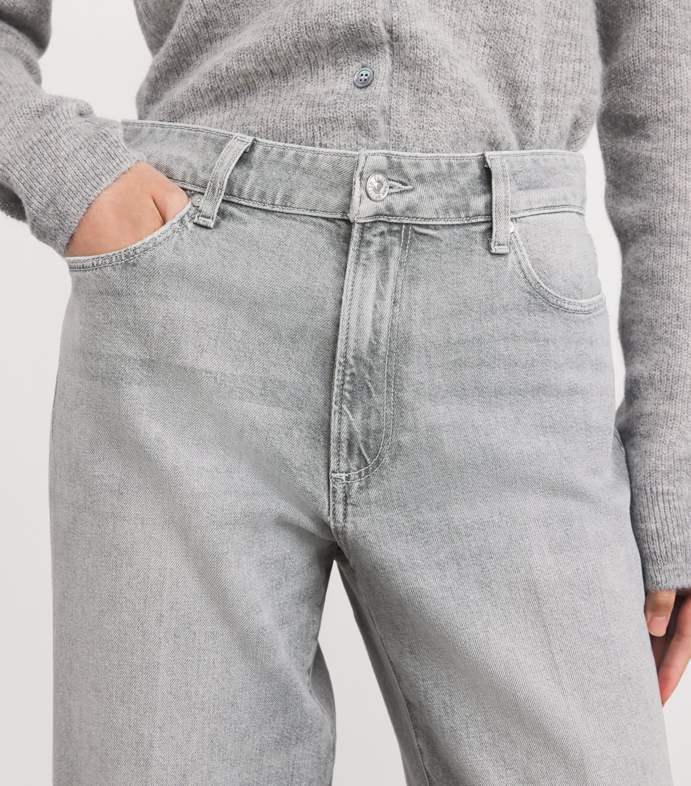 Anessa Wide-Leg Jeans SMOKESCREEN GREY Image 6