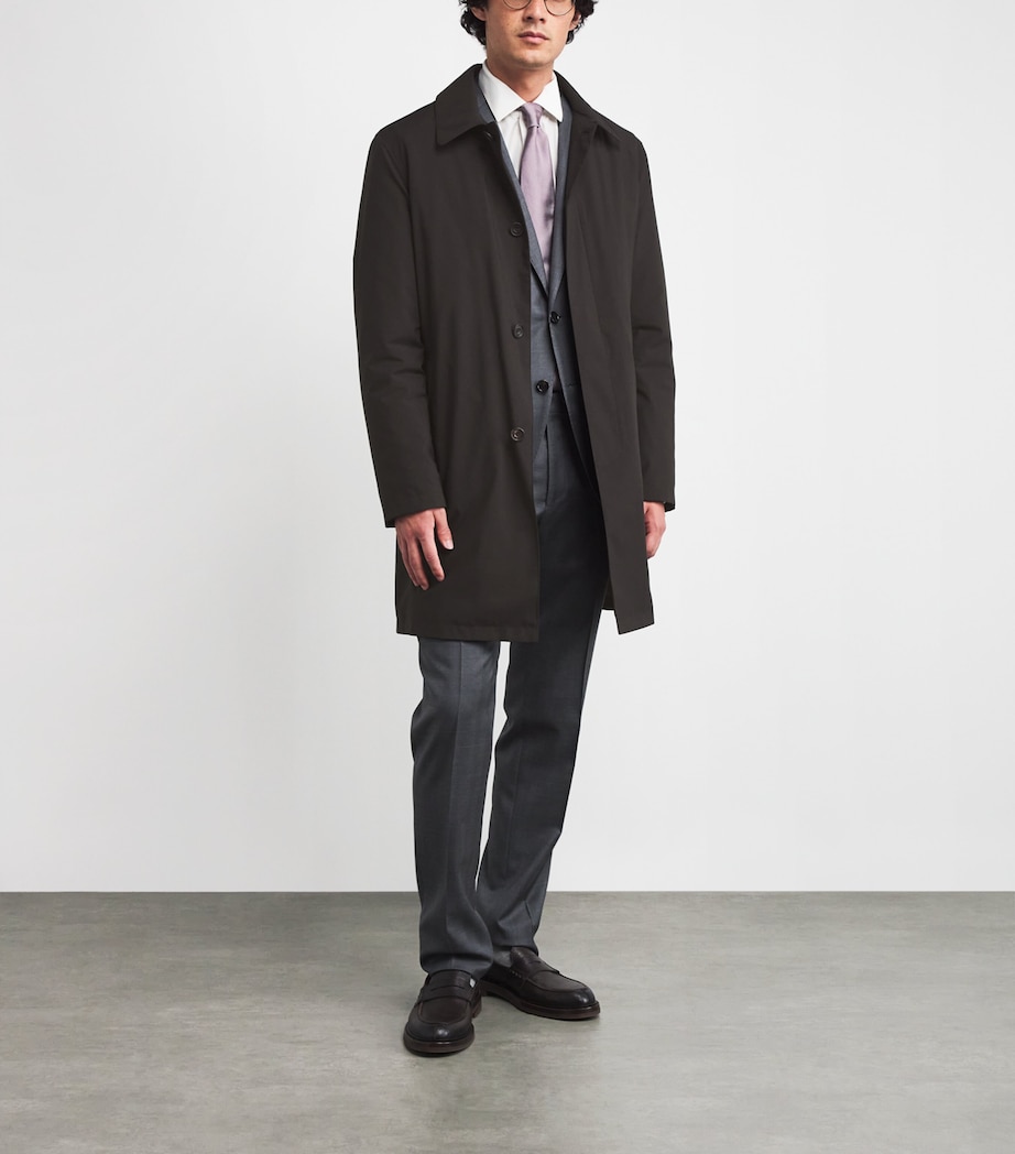 Water-Resistant Overcoat 030 DARK BROWN Image 2