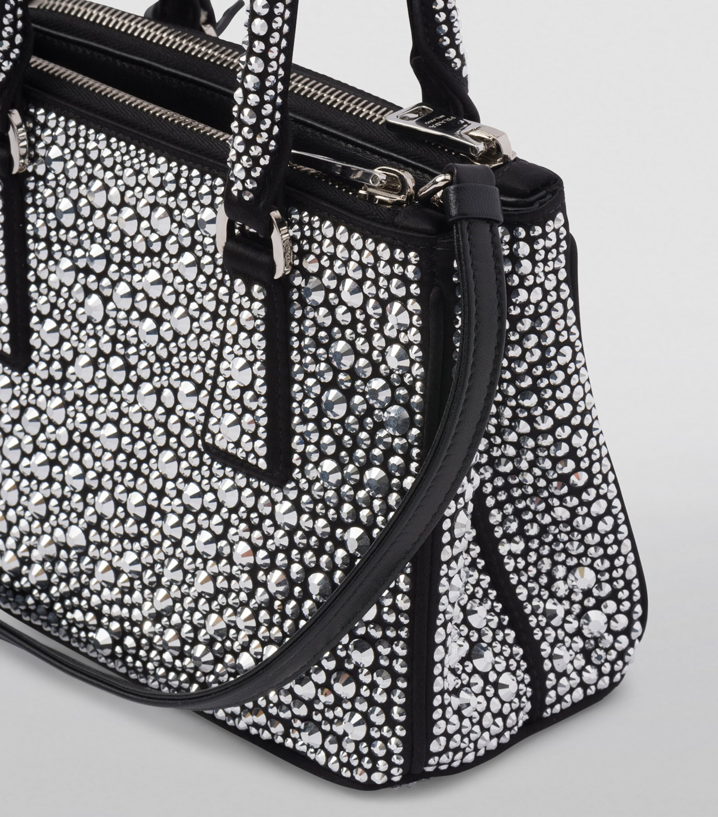 Prada Mini Embellished Galleria Top-Handle Bag Image 5