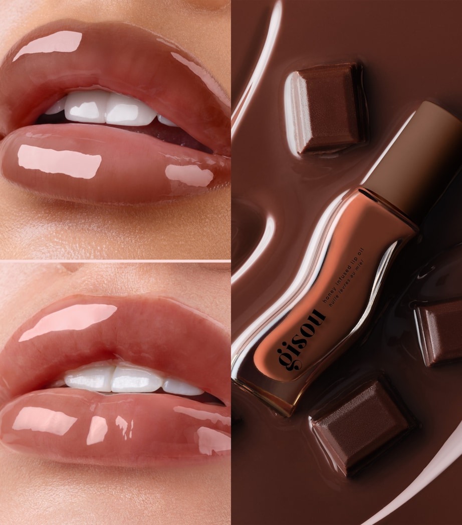 Honey Infused Lip Oil (8ml) MILKY MOCHA Image 4