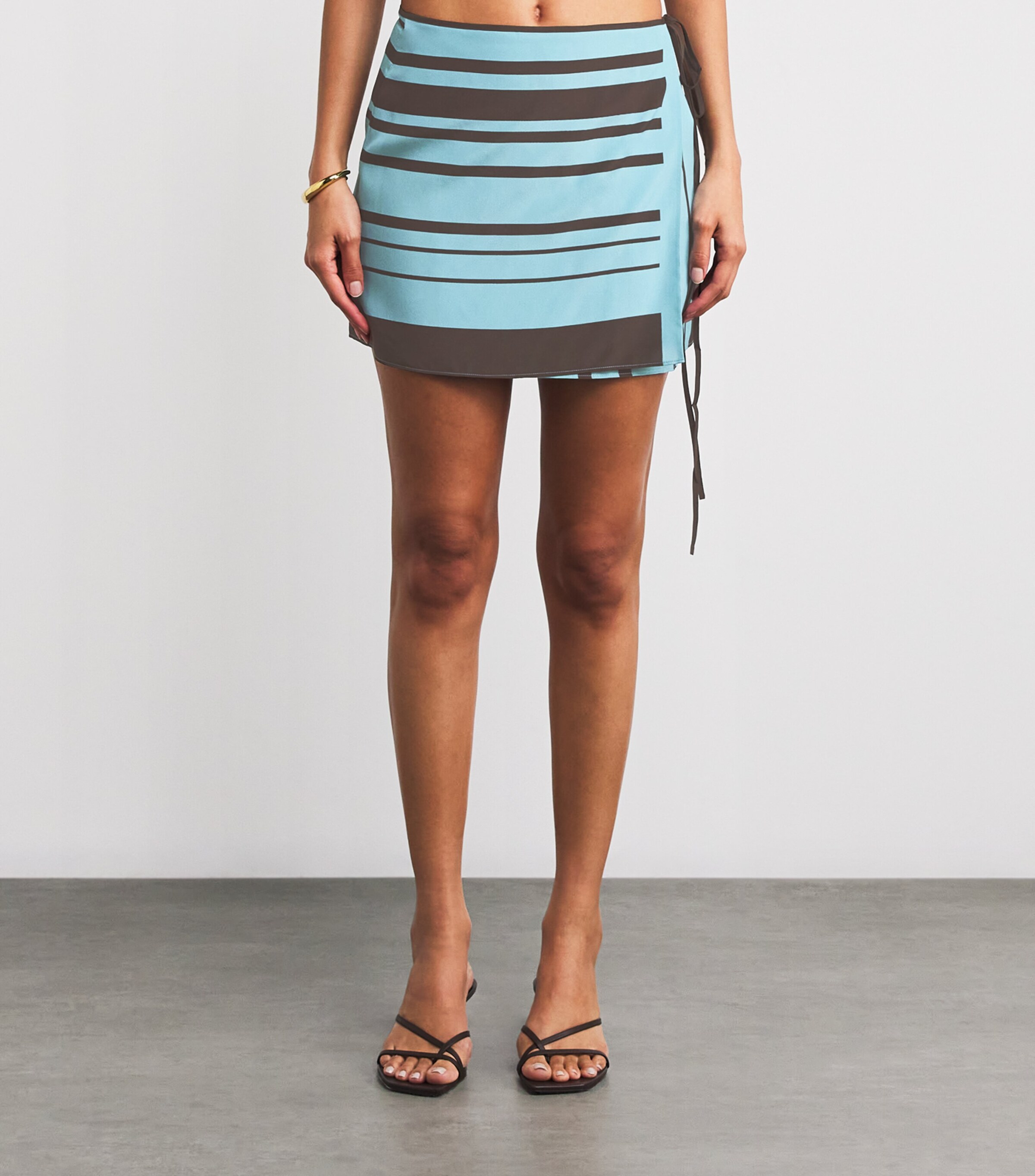 SIR. Multi Silk Rioja Wrap Mini Skirt | Harrods US