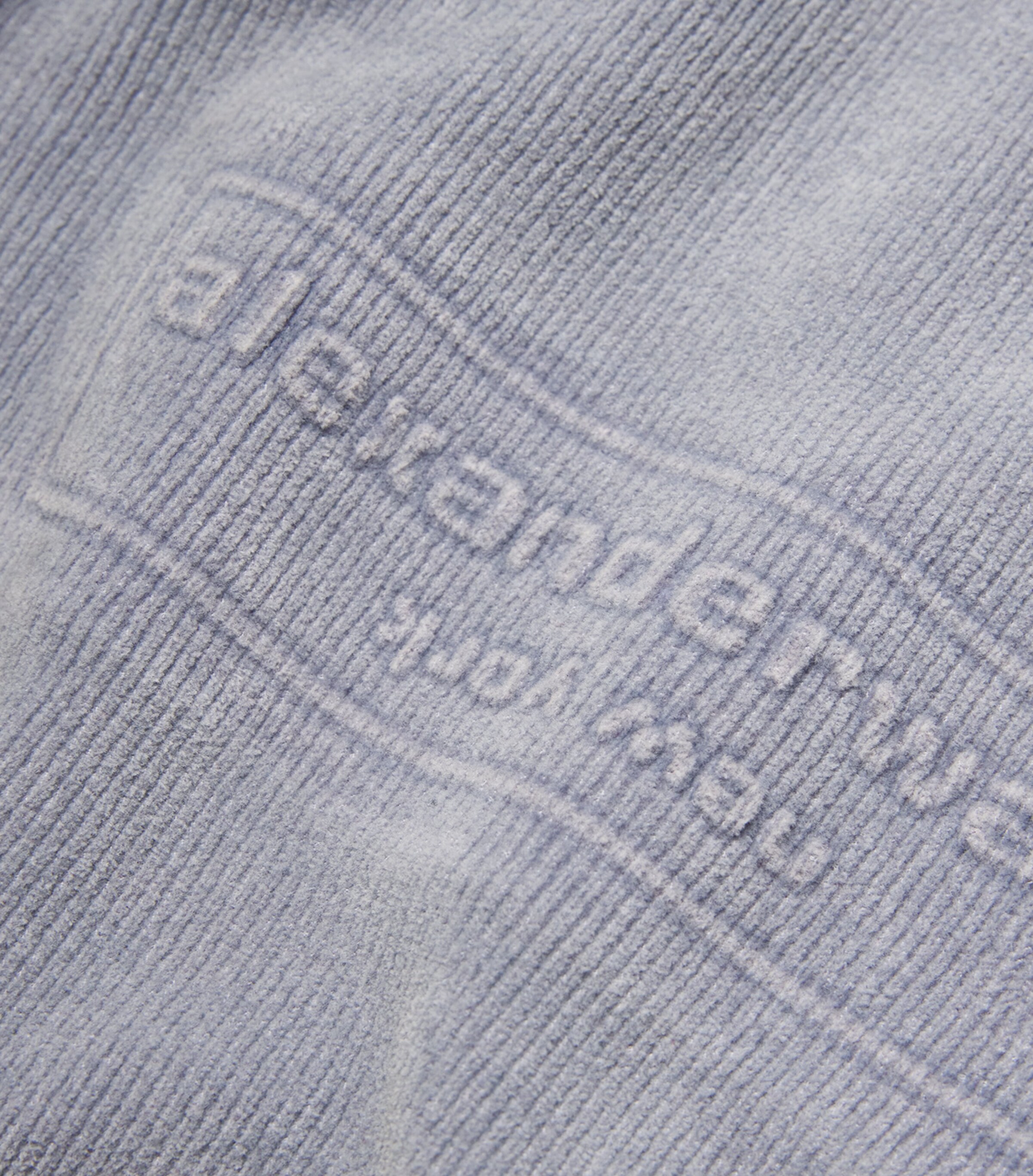 Alexander Wang Womens Cotton-Blend Chenille Logo T-Shirt Washed Grey Image 5