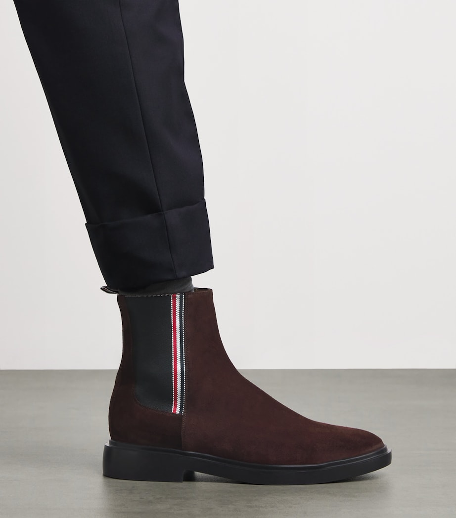 Suede Chelsea Boots BROWN Image 2