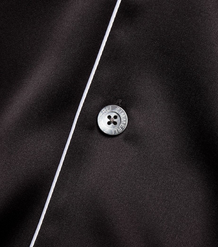 Silk Pyjama Set 067 ANTHRAZIT Image 5