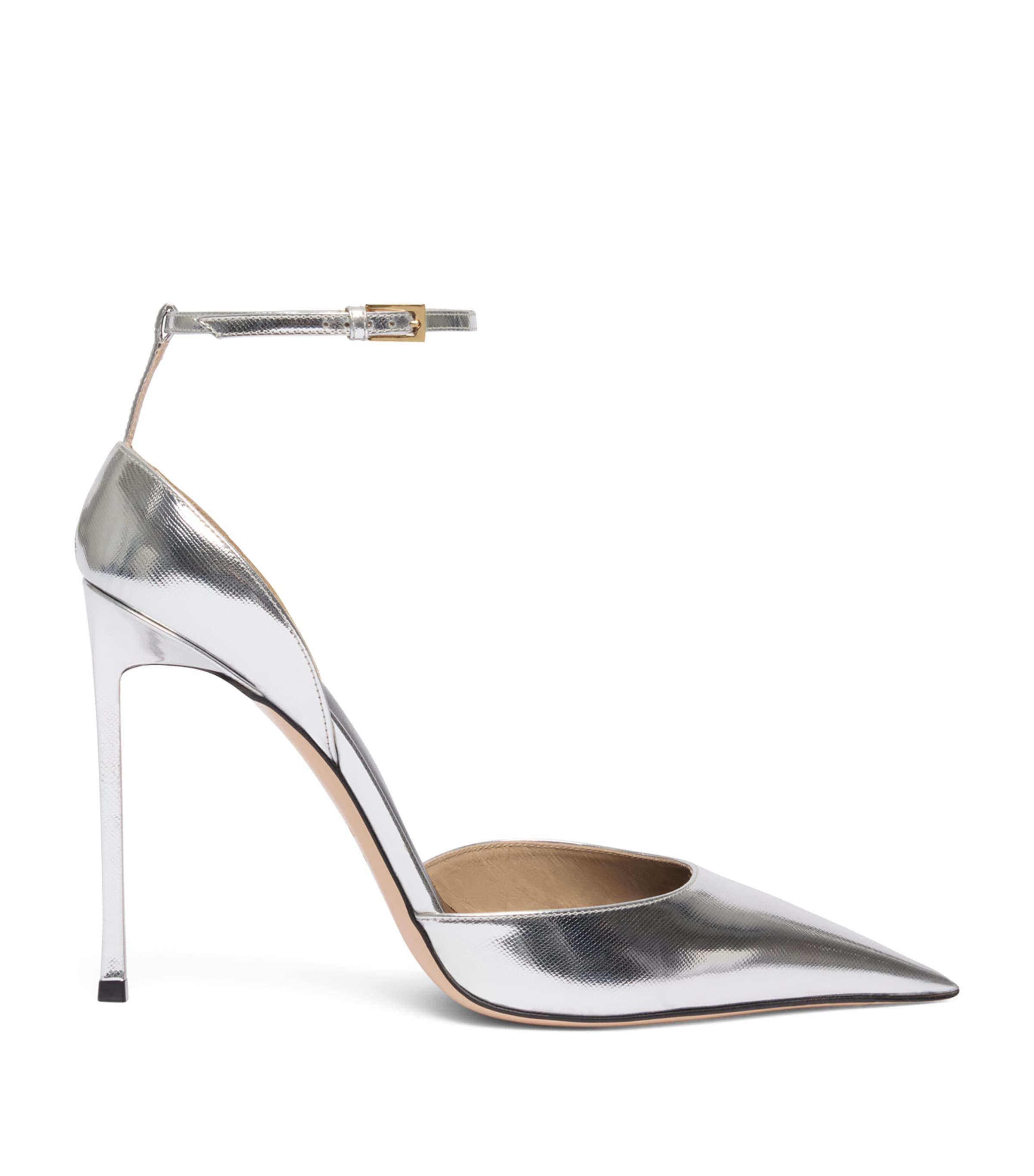 TOM FORD Metallic Leather Vertigo Mules 105 Taa Image 1