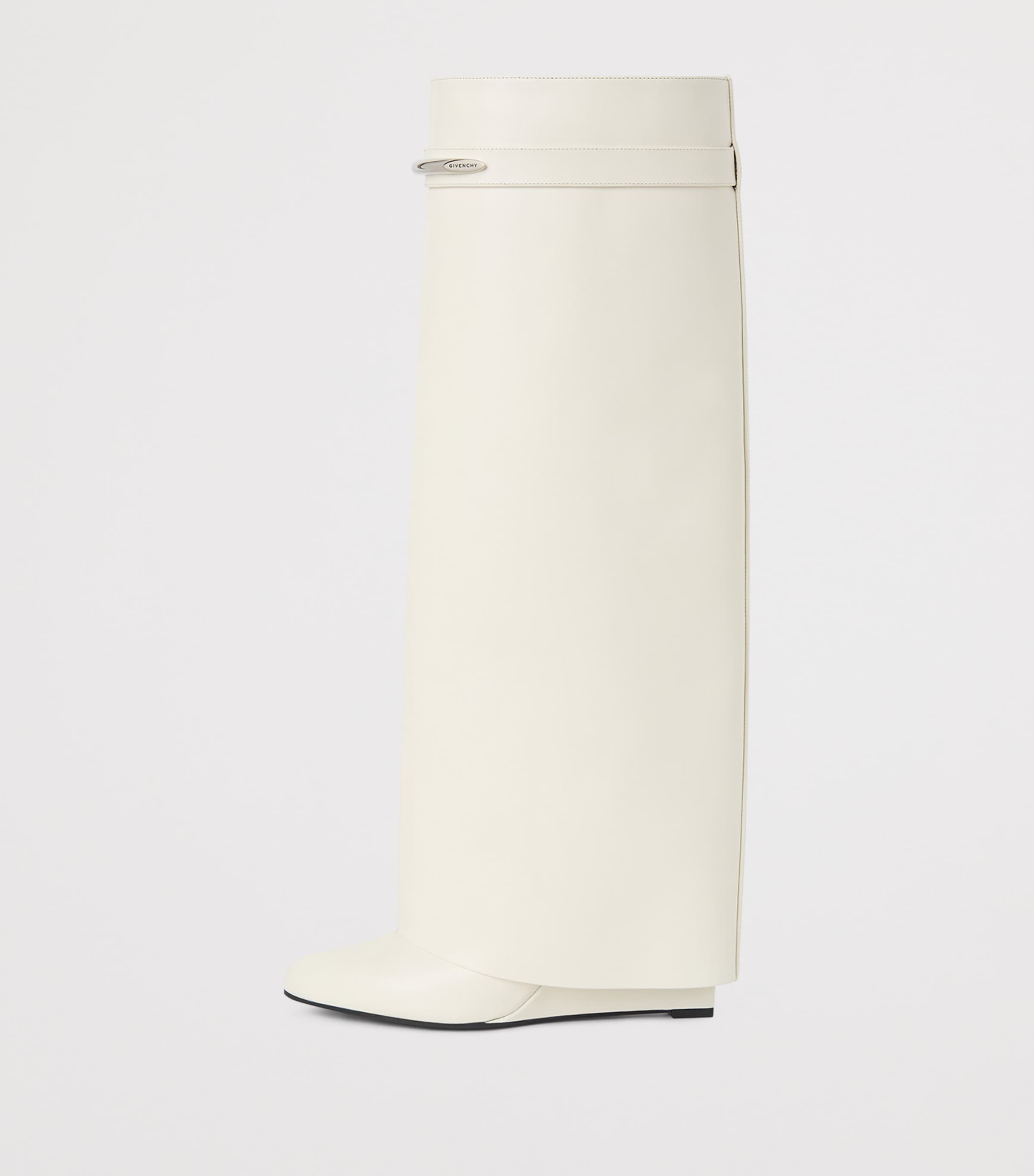 Givenchy Leather Shark Knee-High Boots Image 5