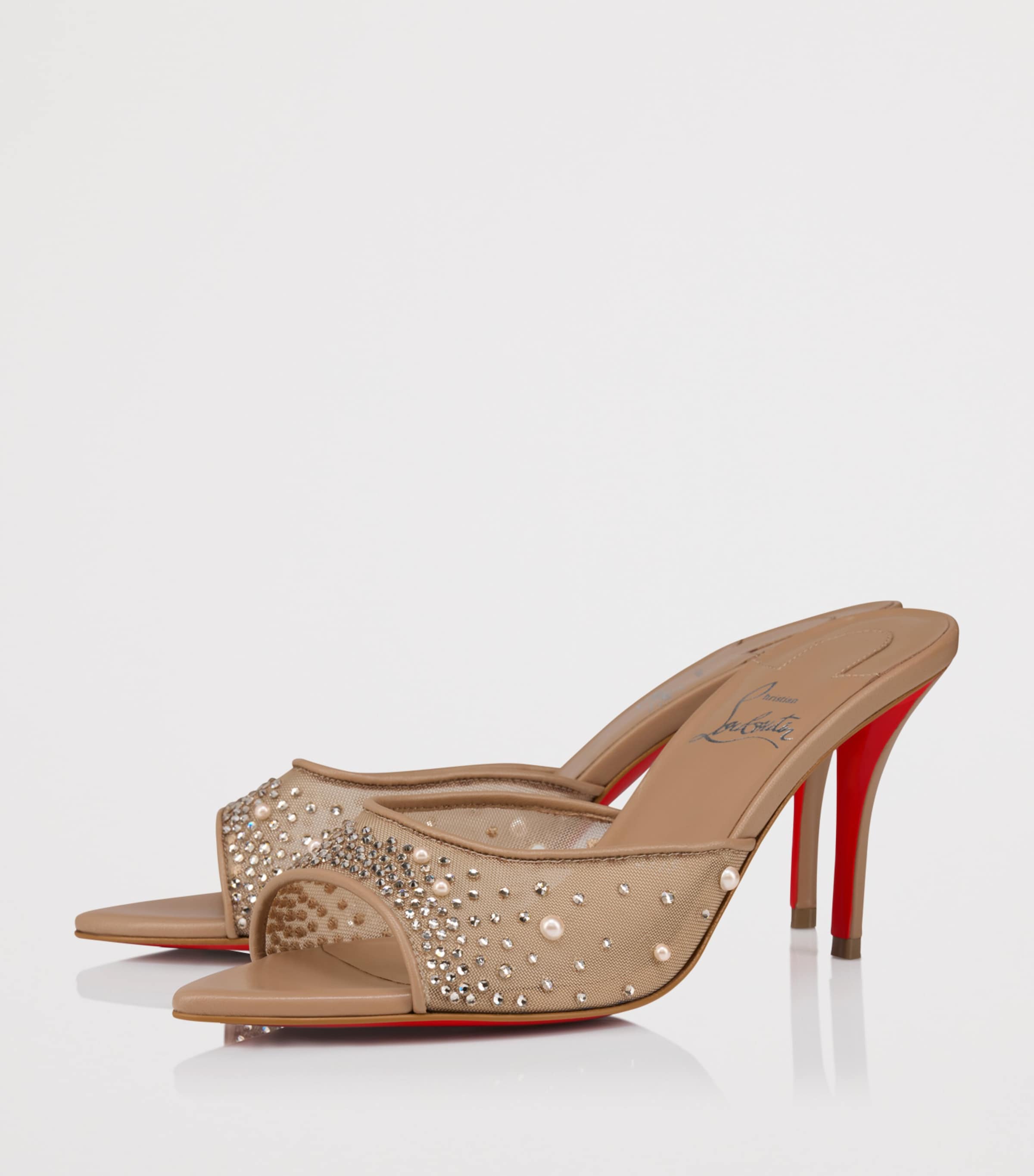 Christian Louboutin Miss Z Embellished Mules 80 Image 3