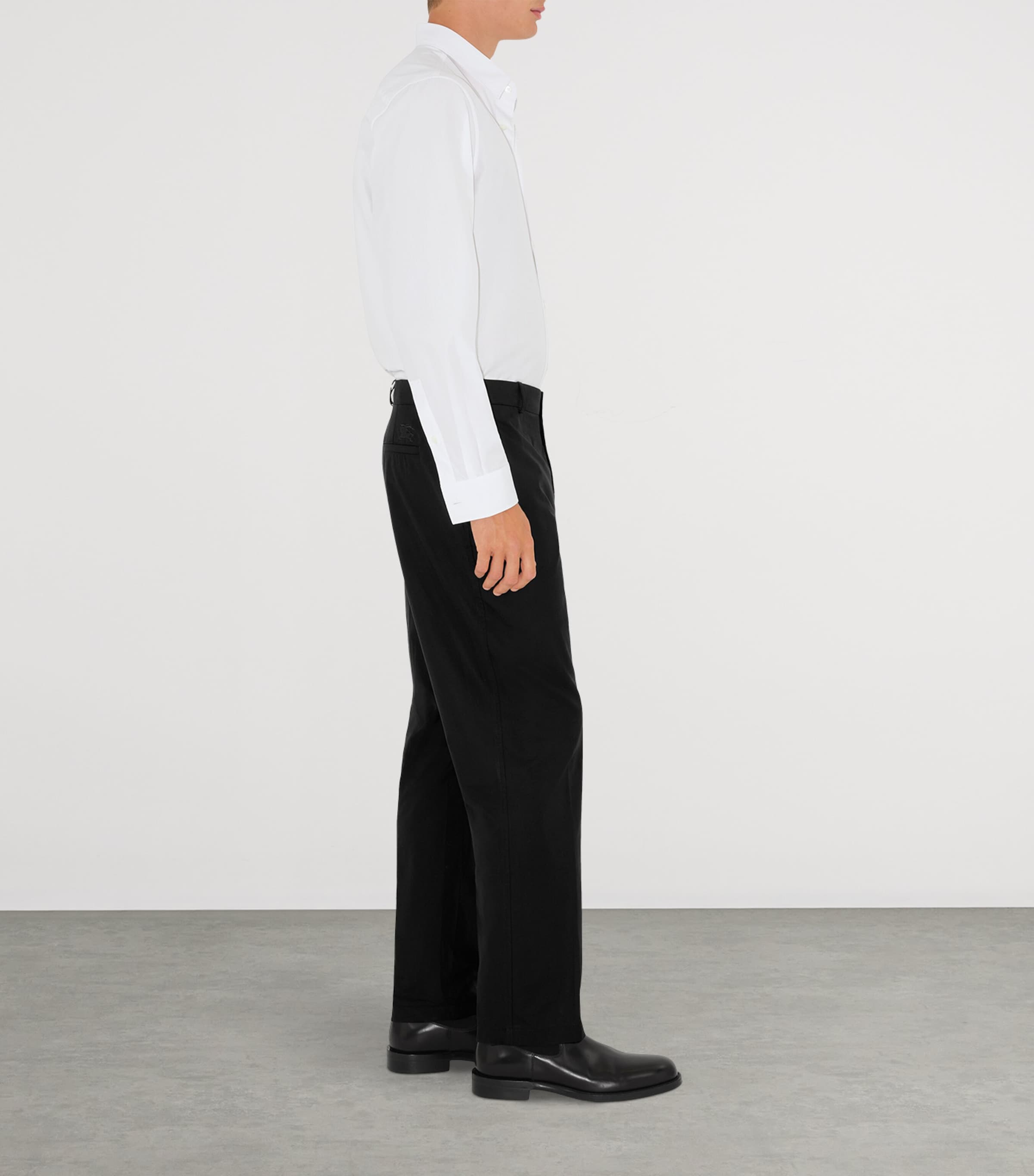 Cotton Chinos BLACK Image 3