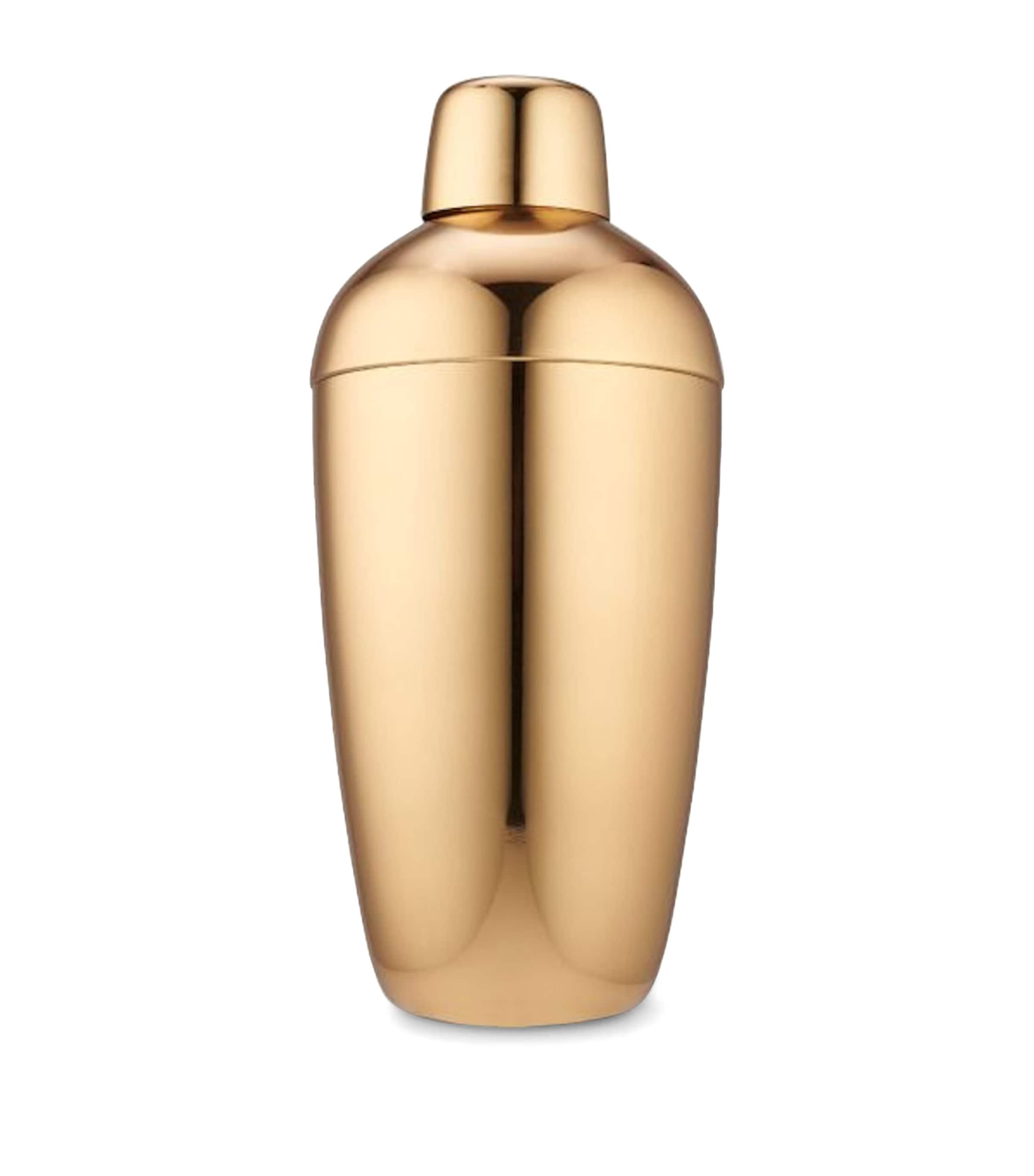 Aerin Stainless Steel Fausto Shaker Set In Gold