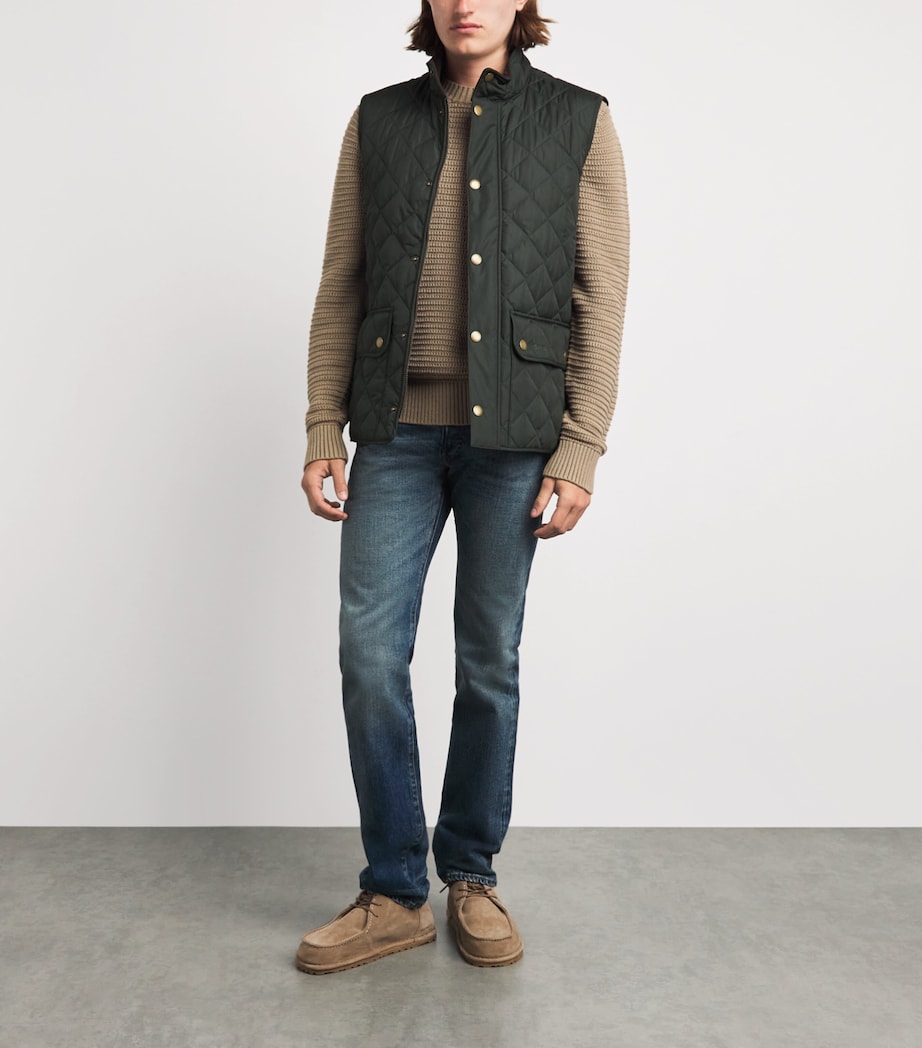 Barbour Mens Lowerdale Quilted Gilet Sage Image 2
