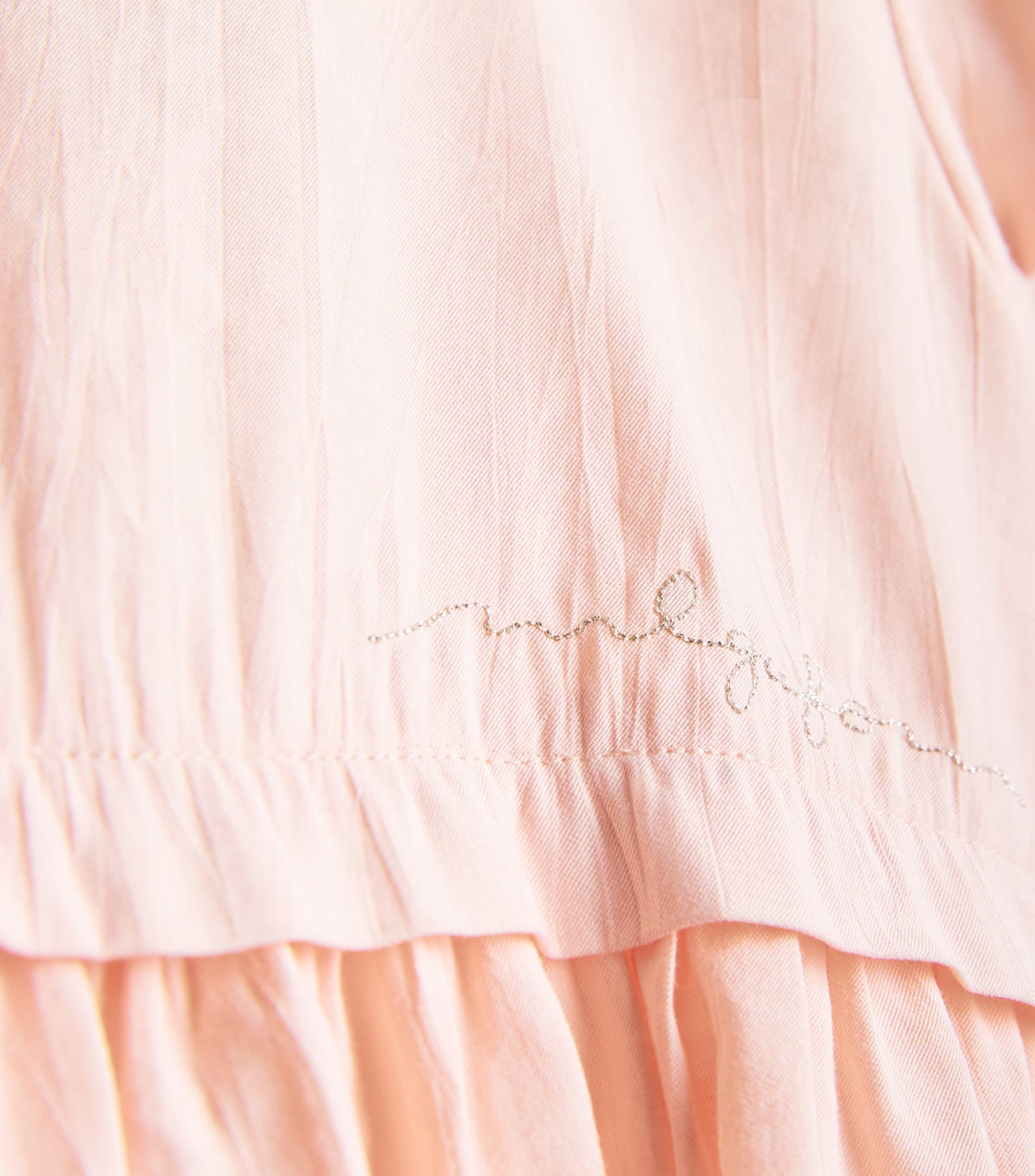 Il Gufo Tiered Dress (2-6 Years) Smoothie Pink Image 3