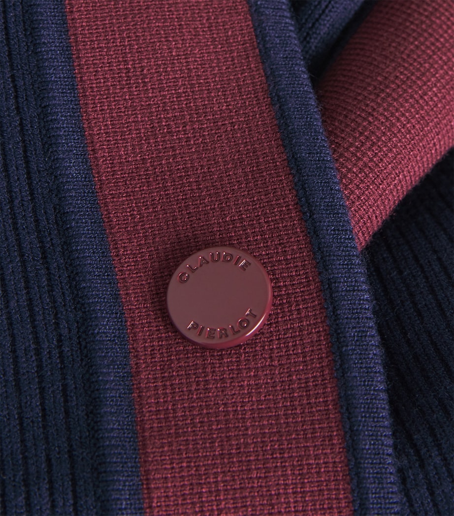 Two-Tone Cardigan DUAL-COLOR Image 5