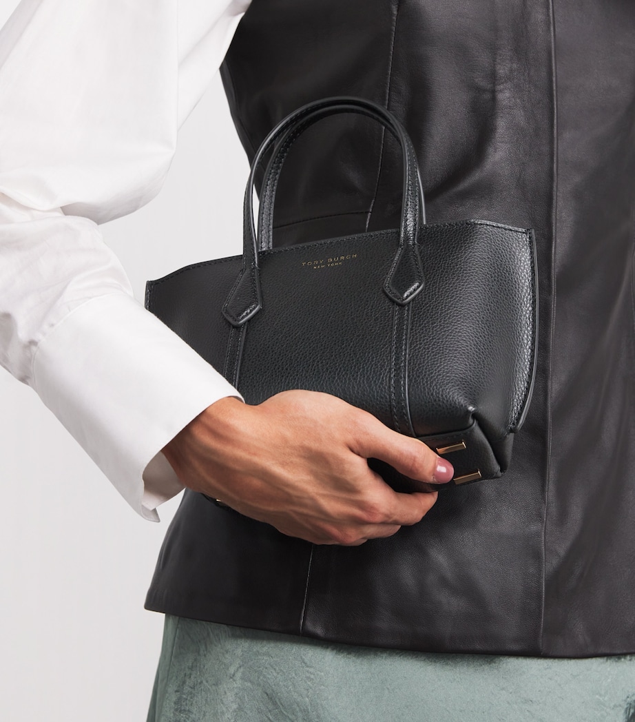 Mini Leather Perry Cross-Body Bag BLACK 001 Image 2