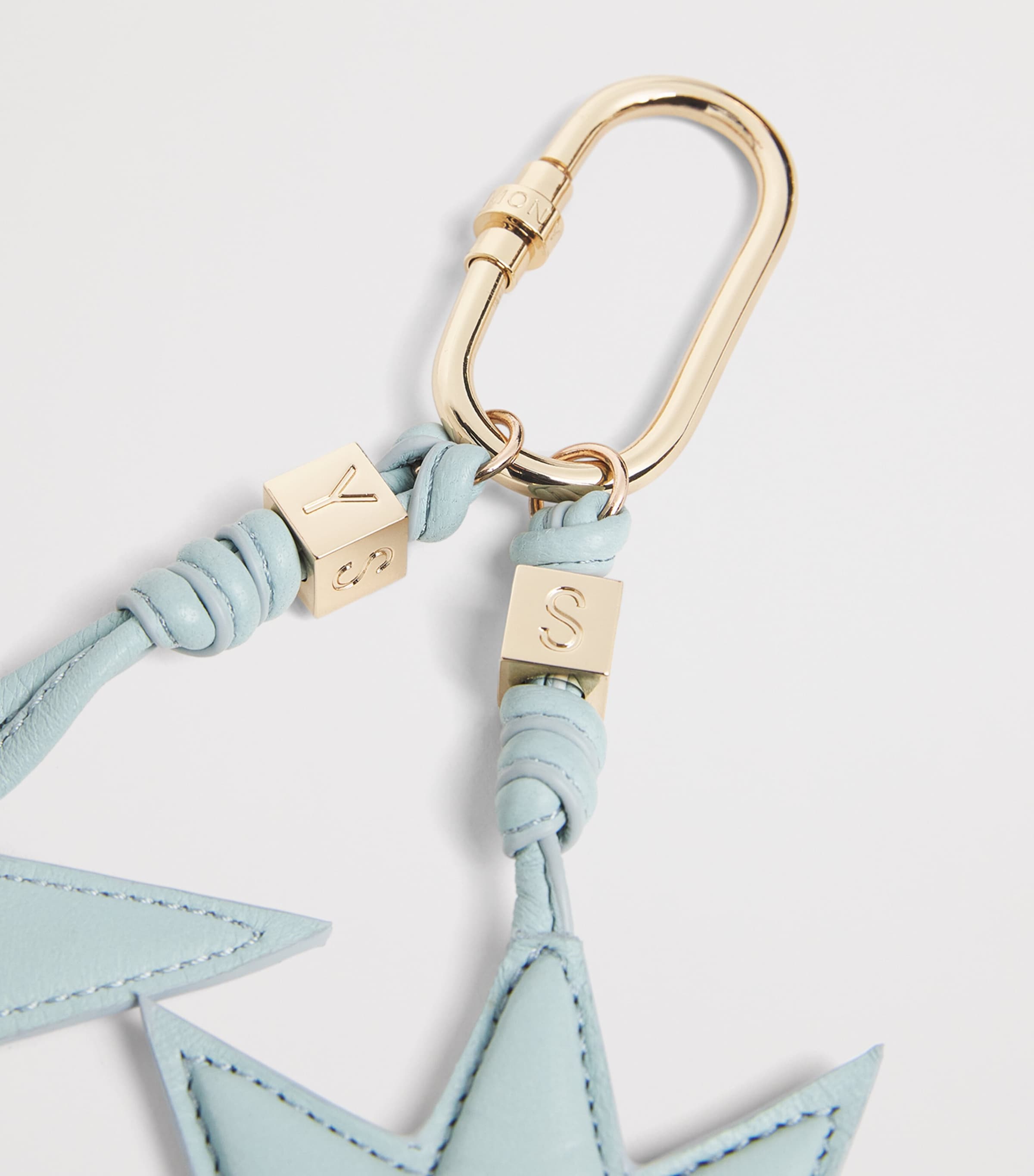 Lamb Leather Star Keyring A8215 Image 2
