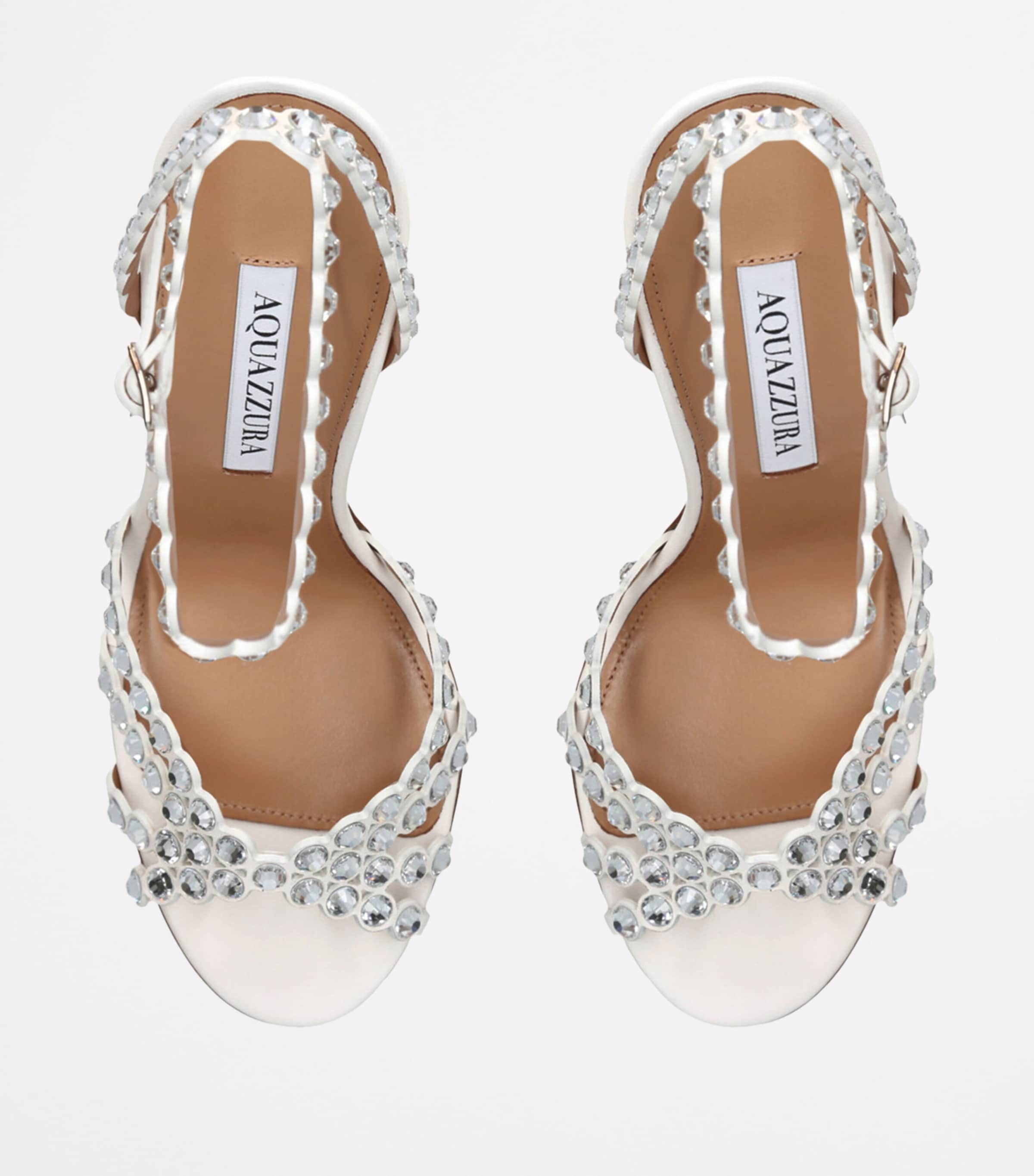 Leather Tequila Sandals 105 WHITE Image 3