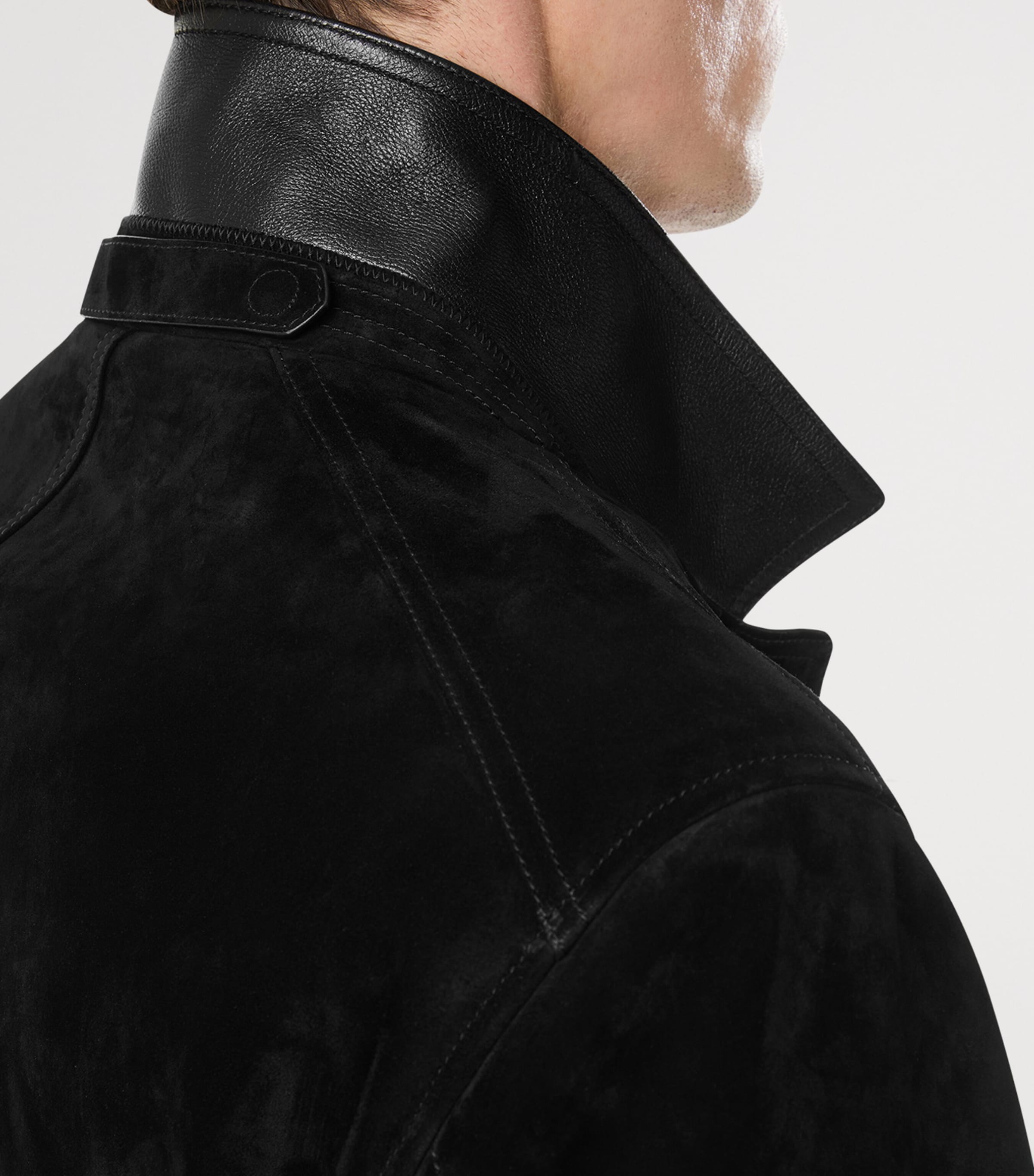 Suede Military Jacket LB999 Image 2