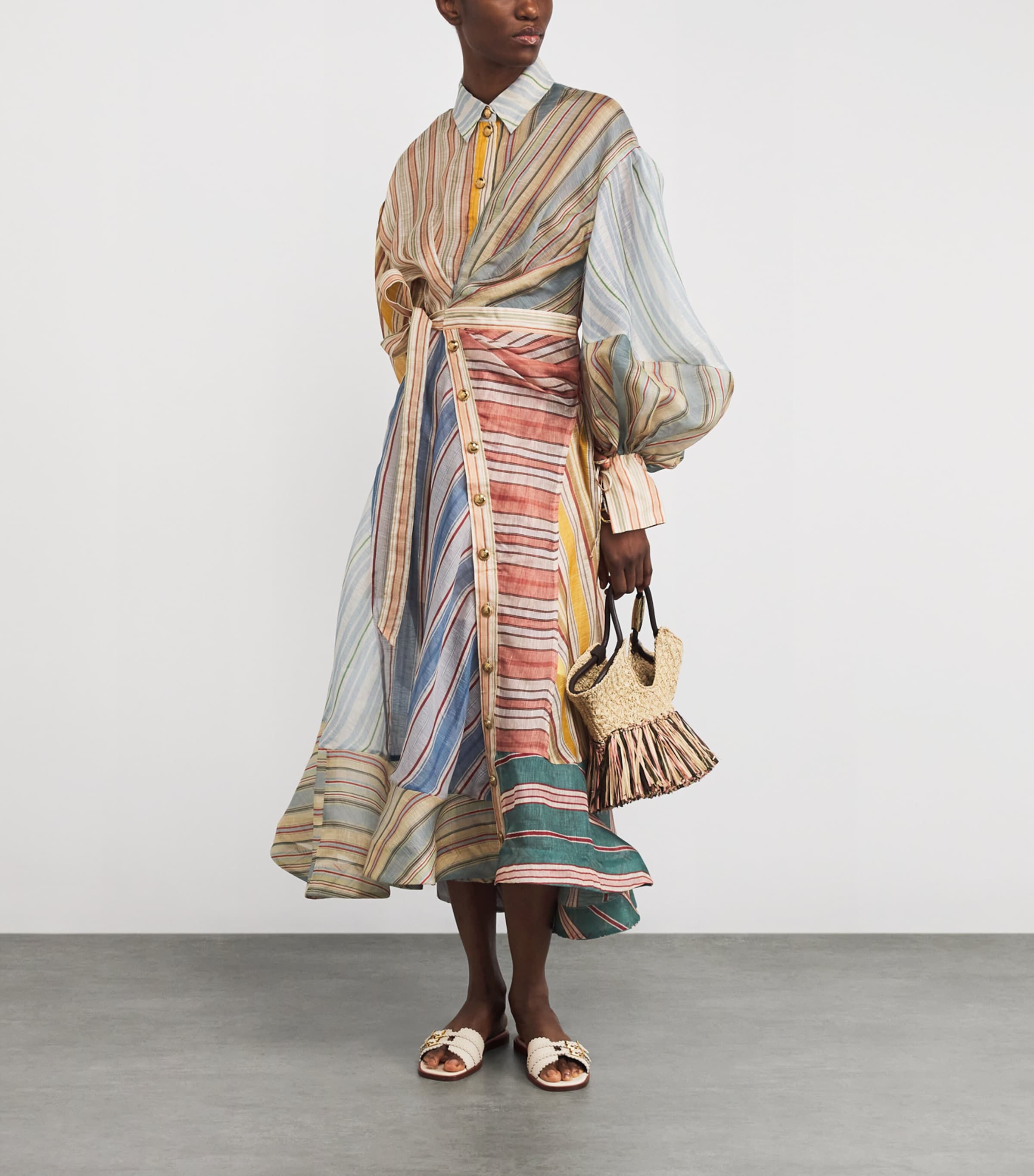 Leather Goldie Slides MACADAMIAMACA Image 6