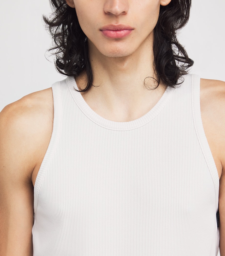 Ribbed Viggo Tank Top POWDER (PALE GREY) Image 6