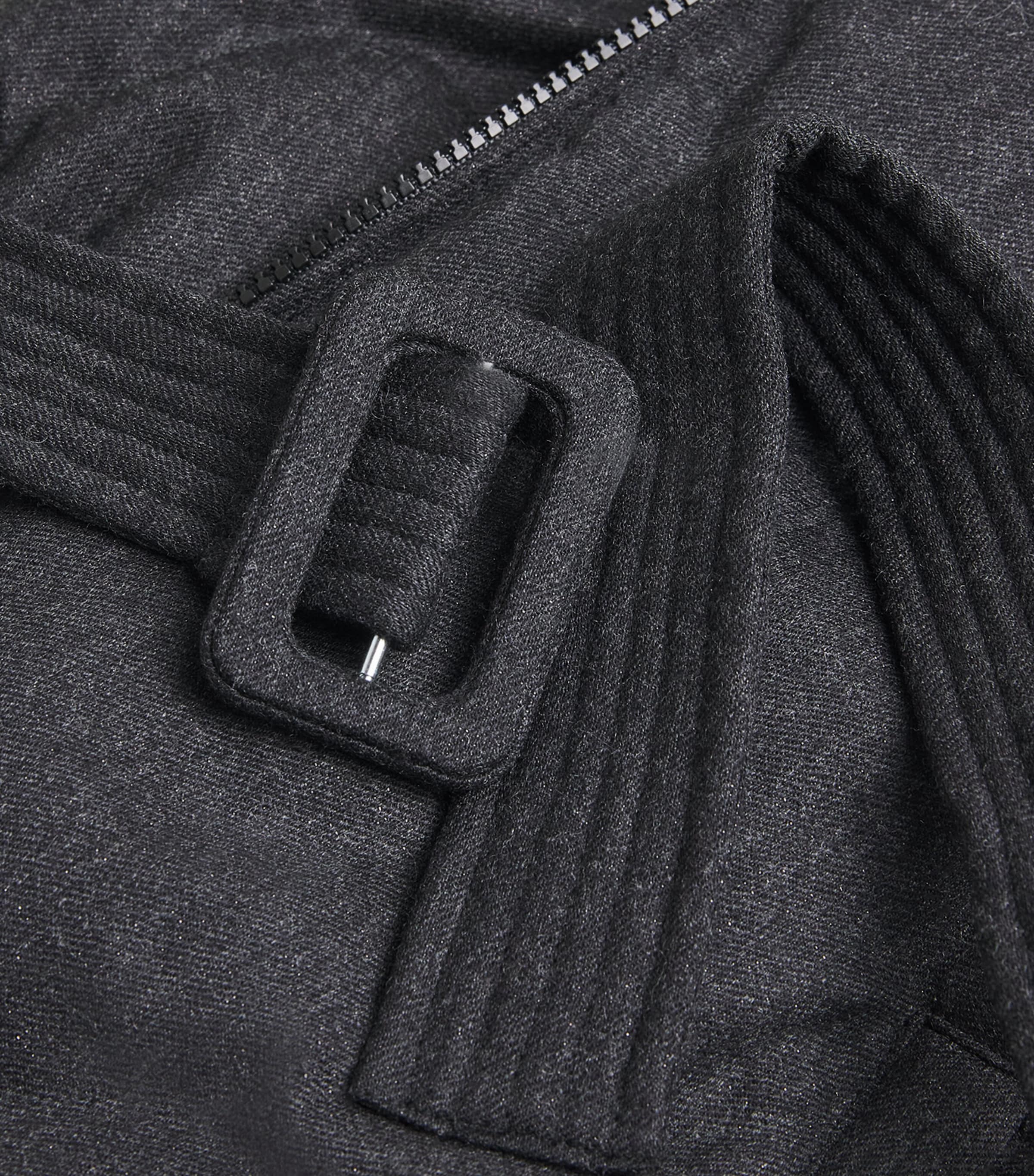 Down Belted Gilet CARBONE Image 5