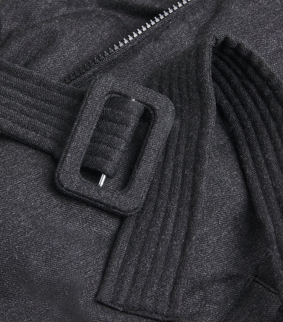 Down Belted Gilet CARBONE Image 5