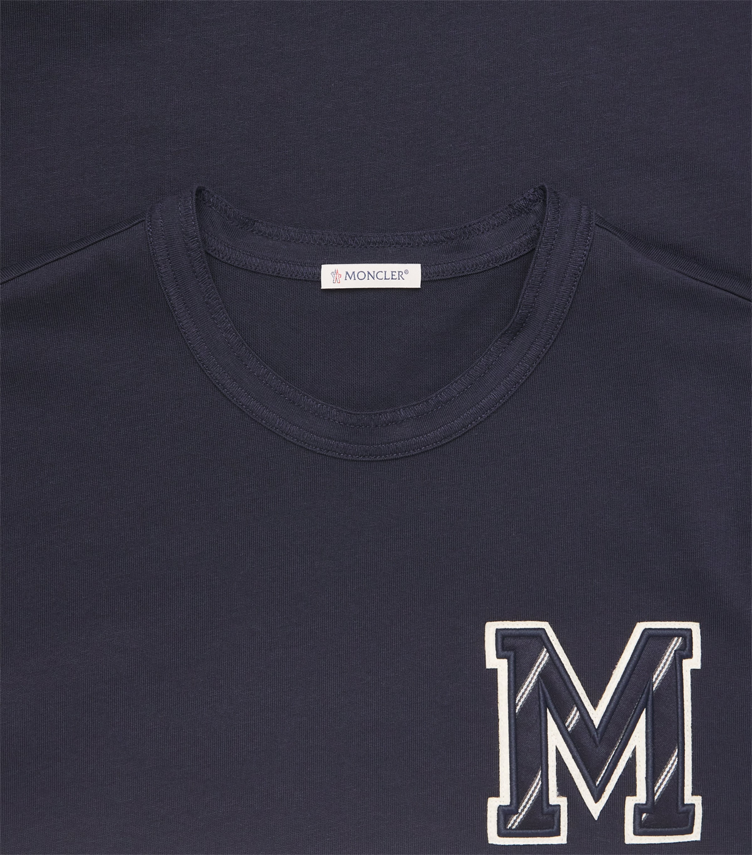 Moncler Mens Cotton Logo T-Shirt Image 6