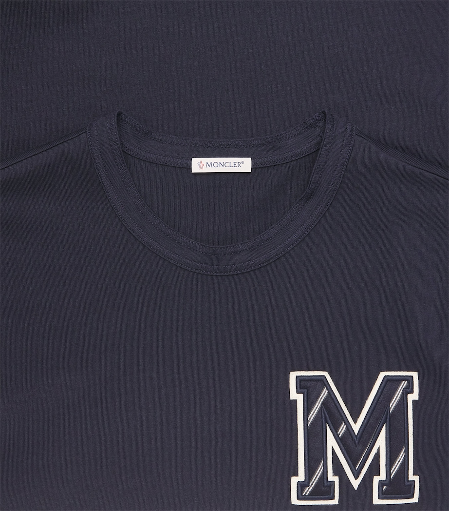 Moncler Mens Cotton Logo T-Shirt Image 6
