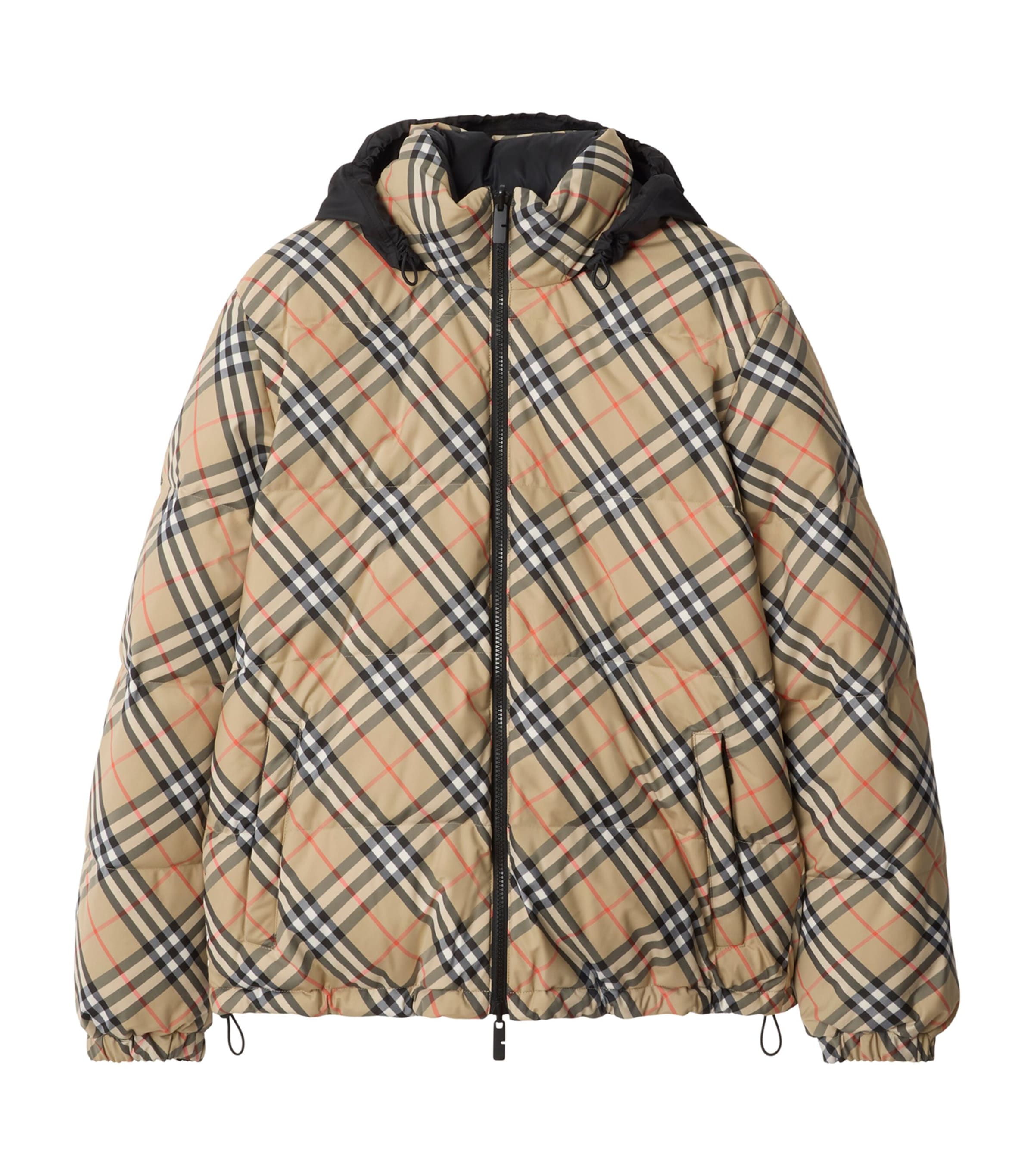 Down Reversible Puffer Jacket SAND IP CHECK Image 1