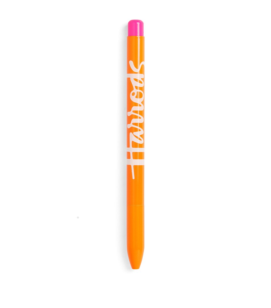 Harrods Logo Pen Orange Image 1