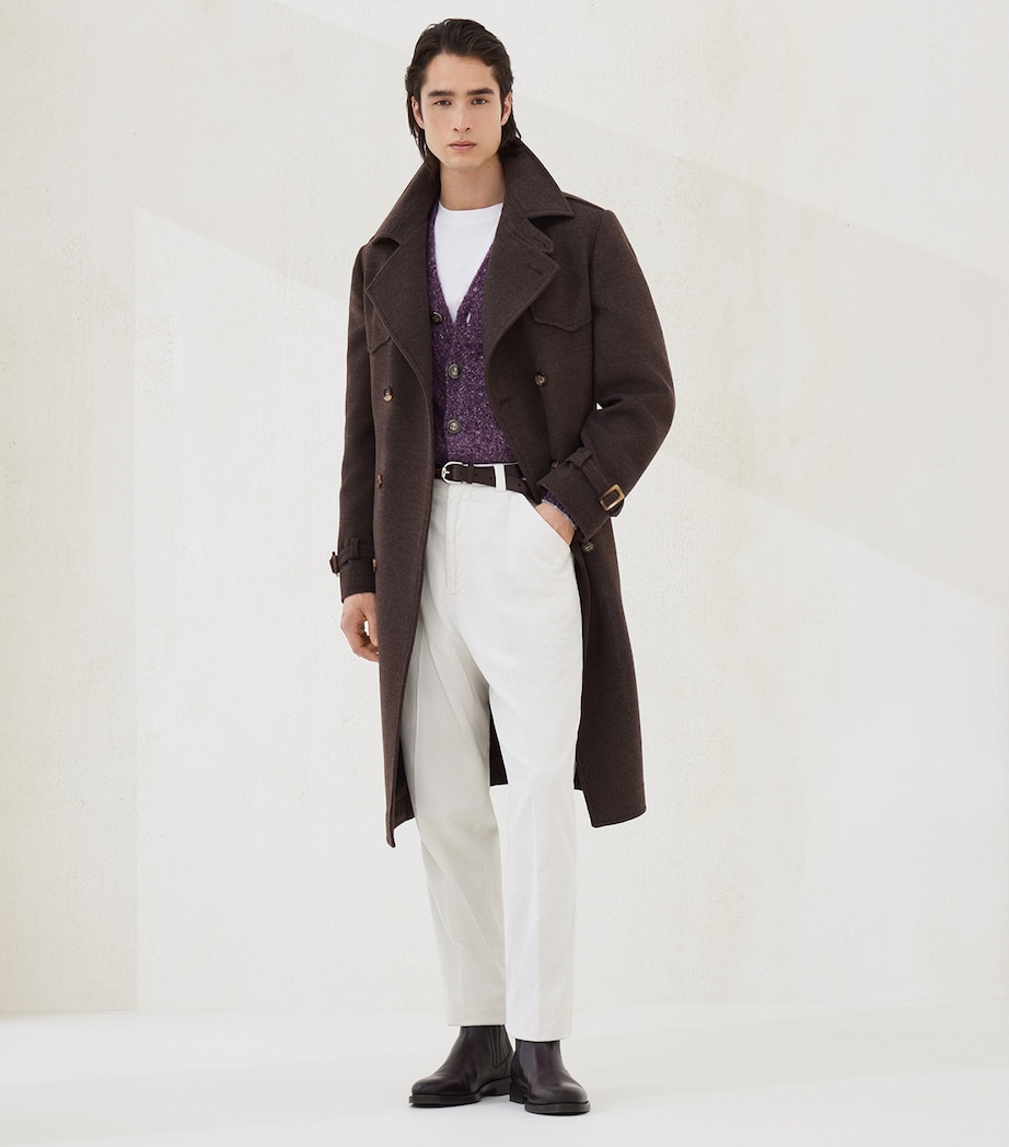 Cotton Corduroy Leisure Fit Trousers C6007 Image 4