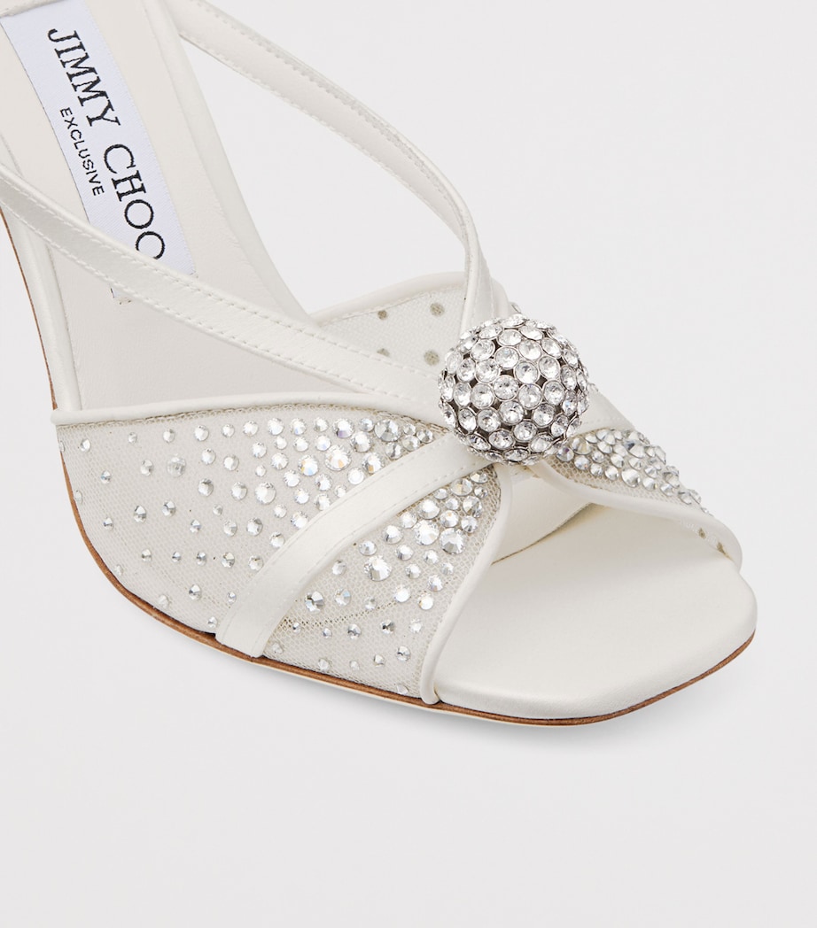 Sarai 95 Heeled Sandals IVORY MIX Image 5