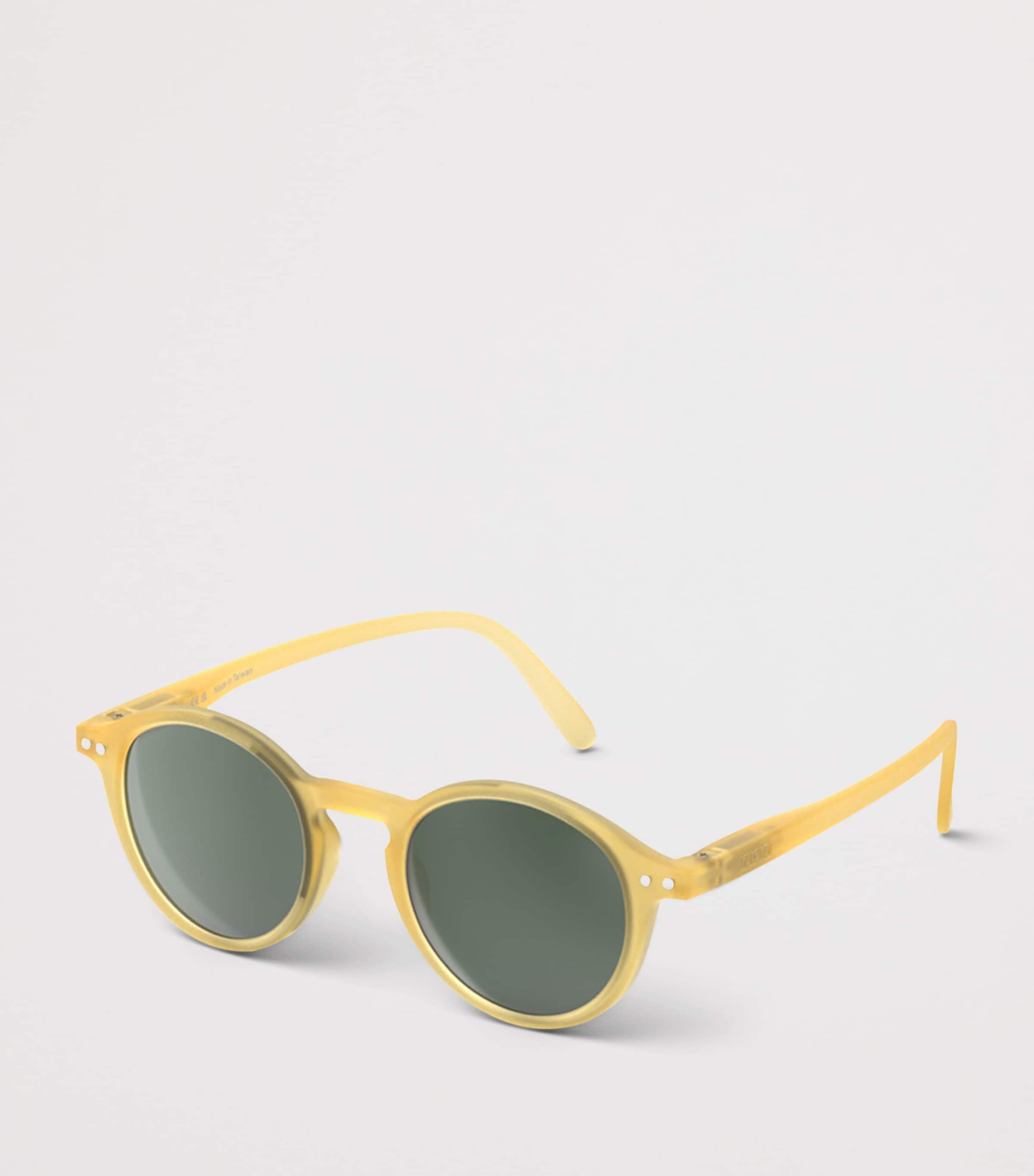 IZIPIZI KIDS #d Round Sunglasses (7-11 Years) Yellow Honey Image 2