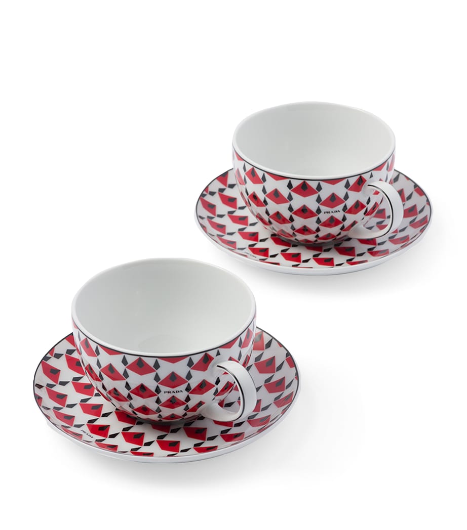 Vienna Teacup and Saucer (Set of 2) F0E5X Image 1