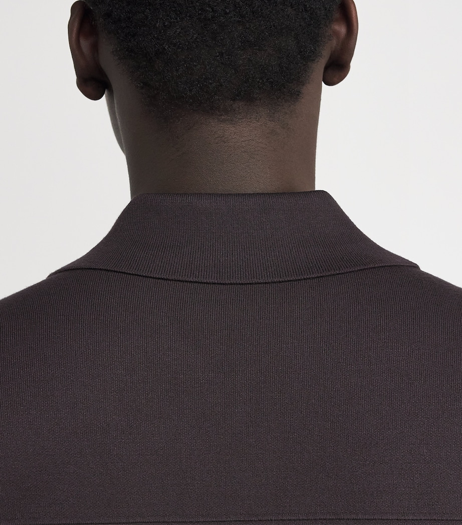 Milano Knit Overshirt CHOCOLATE Image 6