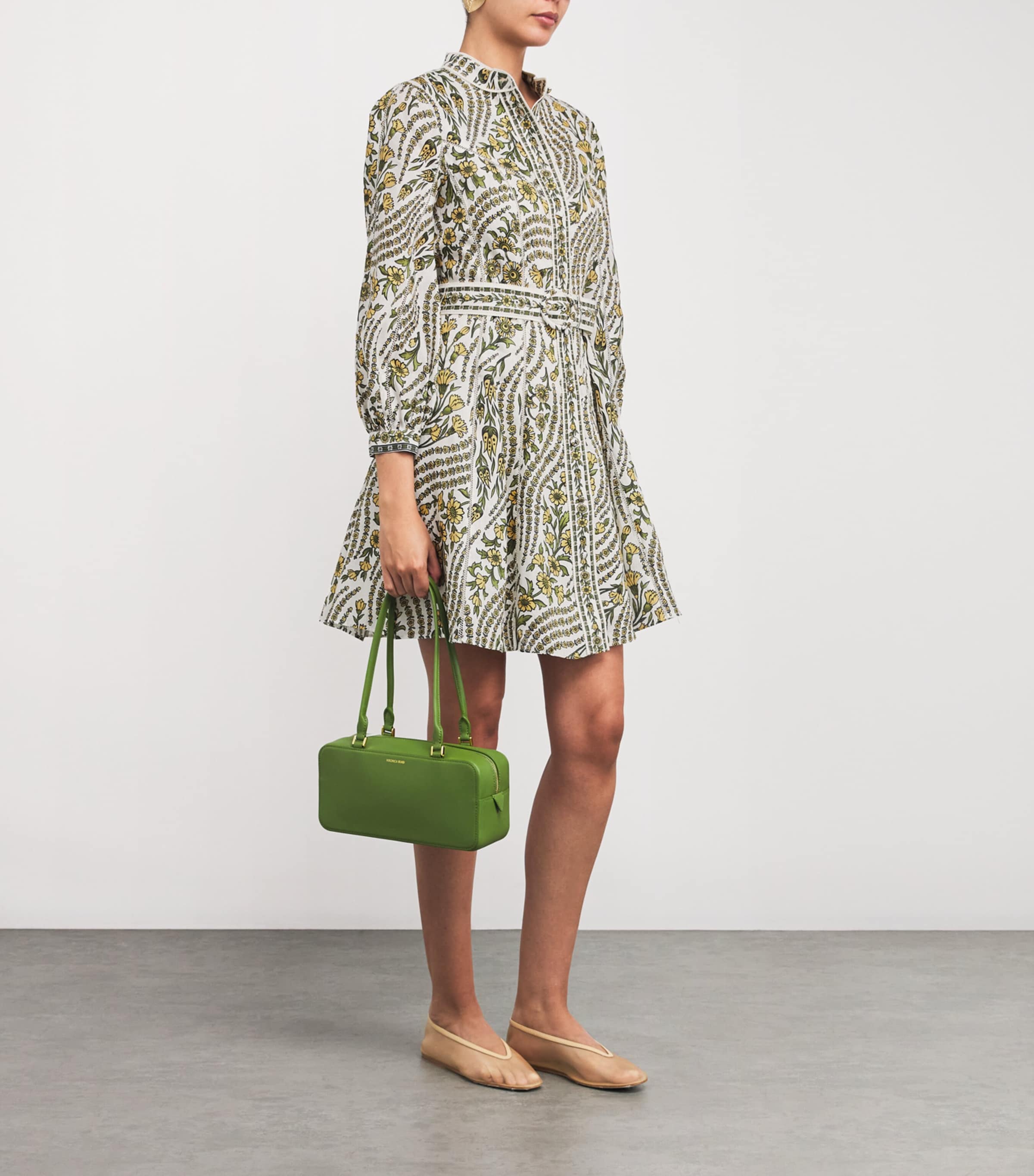 Linen Nolan Shirt Mini Dress W0204 DOVE MULTI Image 2