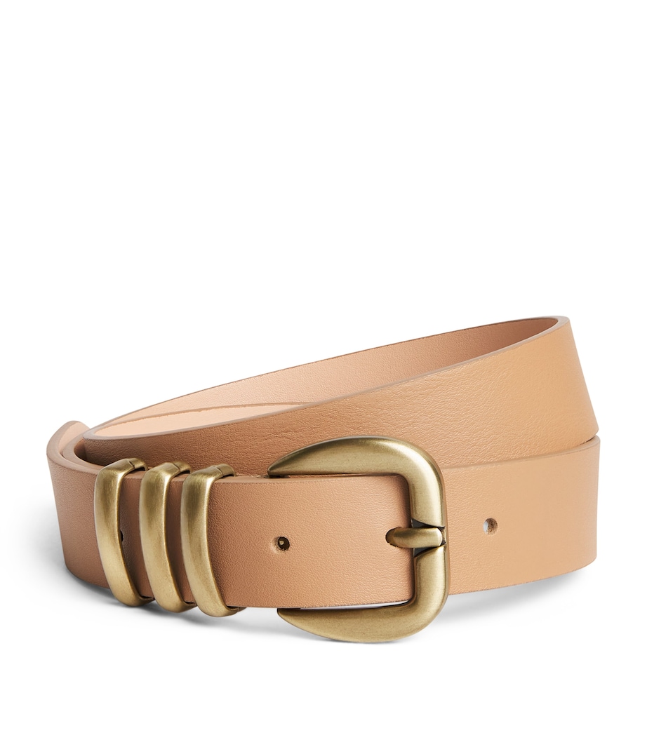 Leather Belt CAMMELLO Image 1