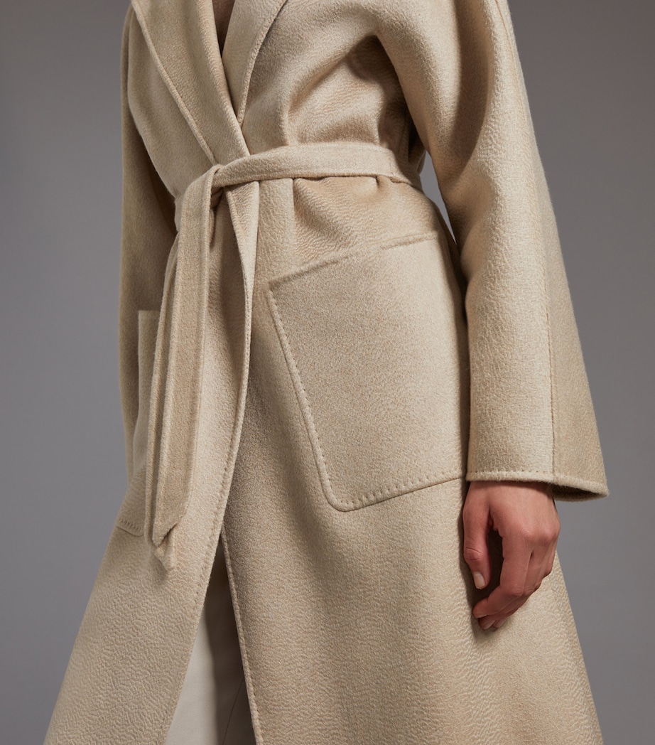 Max Mara Womens Cashmere Lilia Coat Sand Image 6