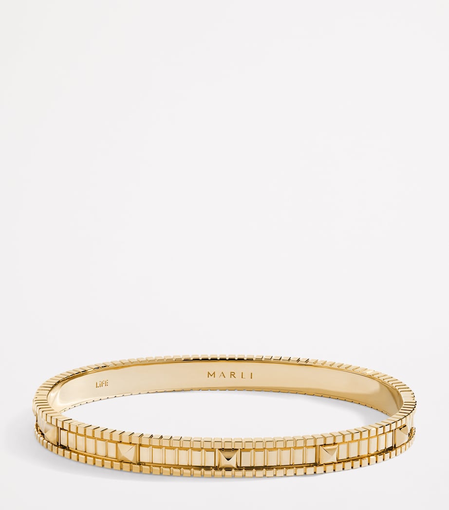 Yellow Gold LIFE Bangle YELLOW GOLD Image 2